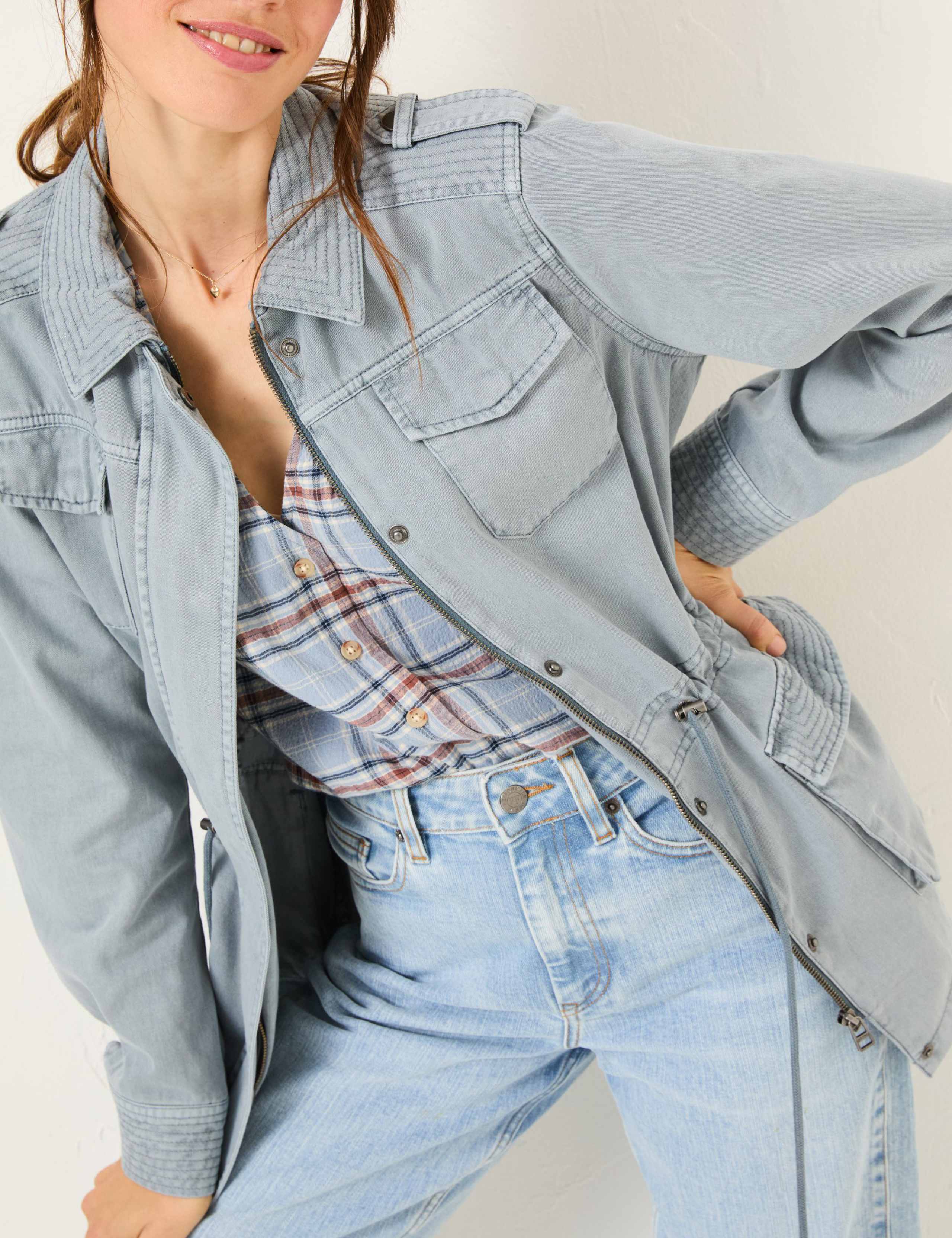 Pure Cotton Lightweight Jacket 4 of 5