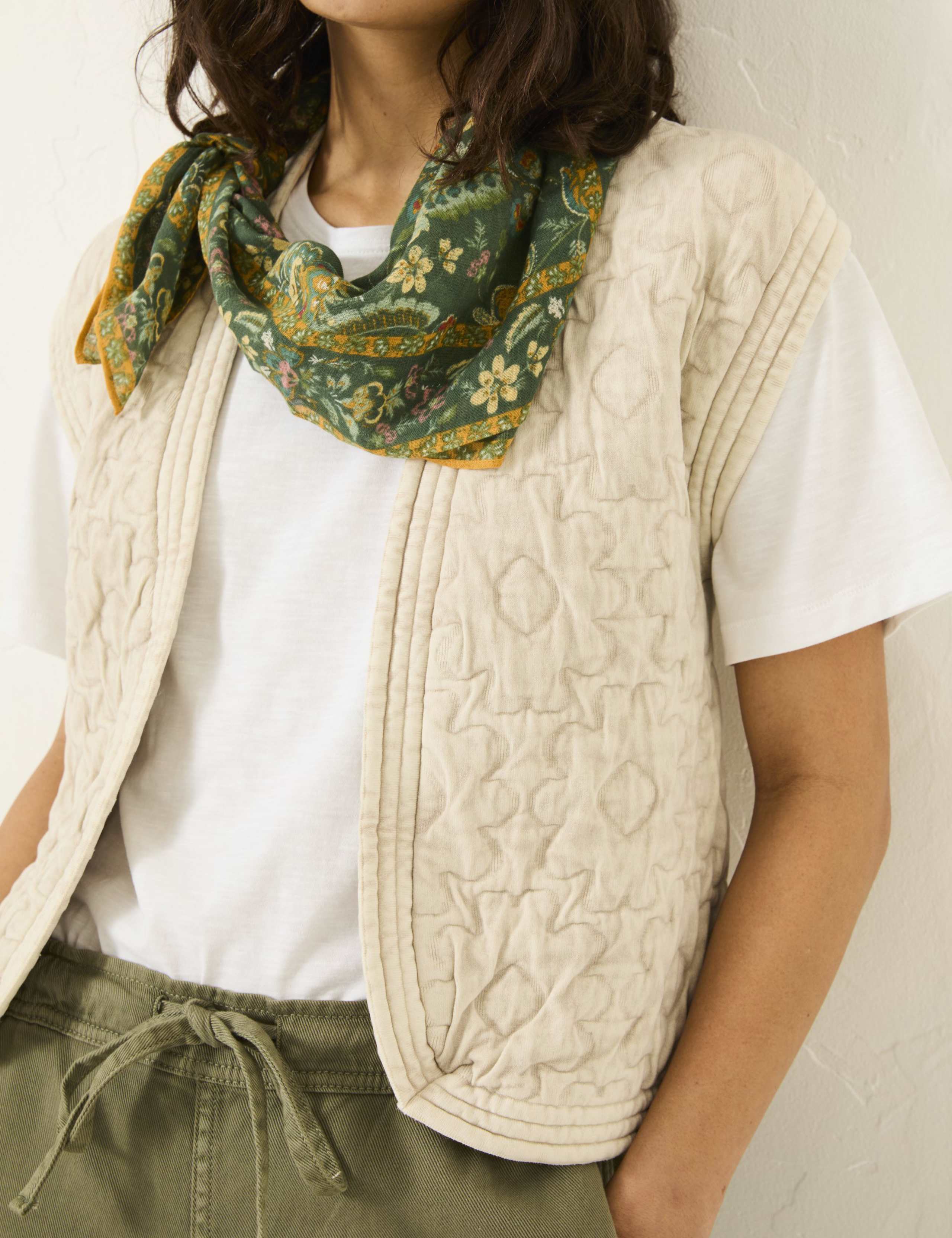 Textured Floral Waistcoat 5 of 5