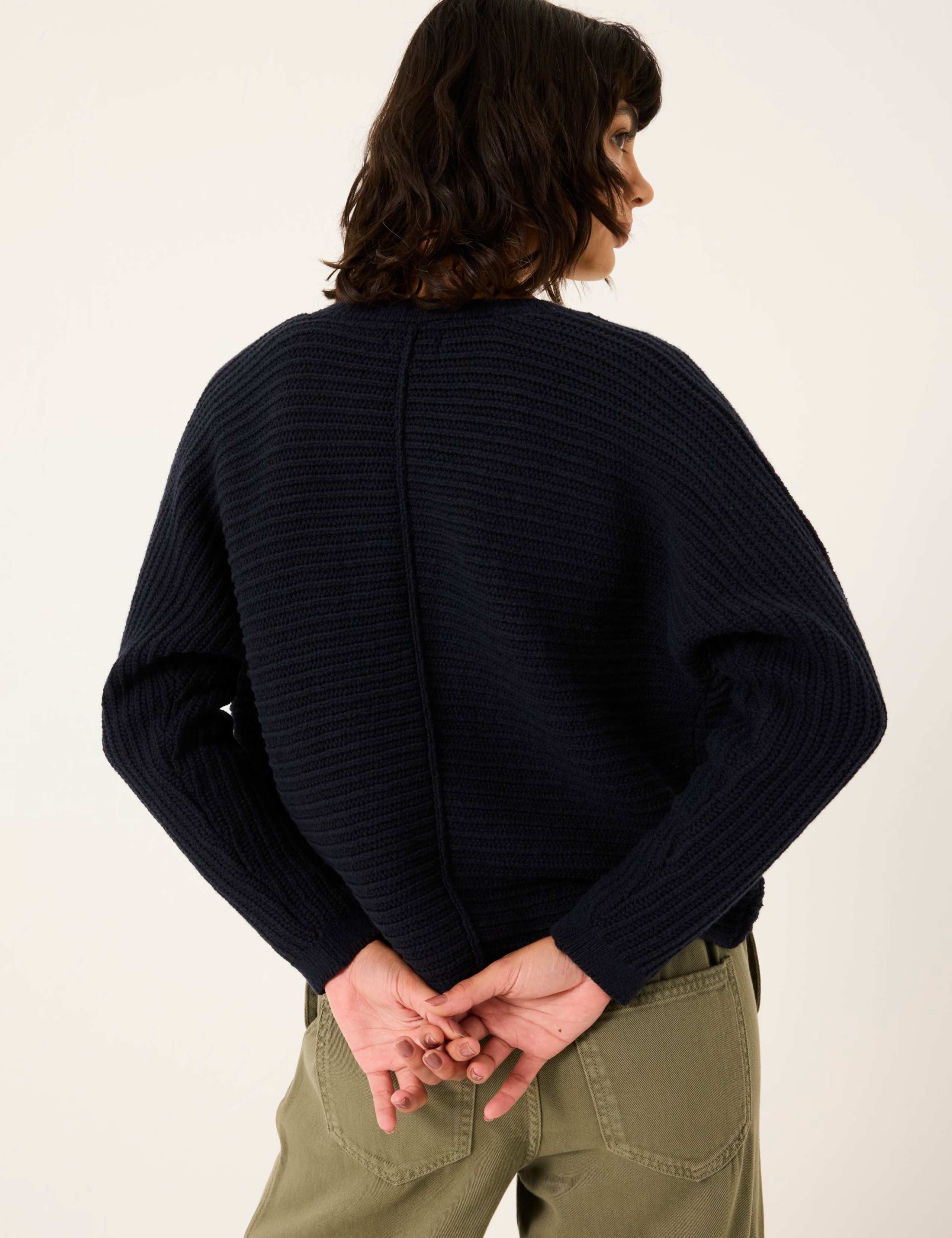 Cotton Rich Textured Cardigan 4 of 6