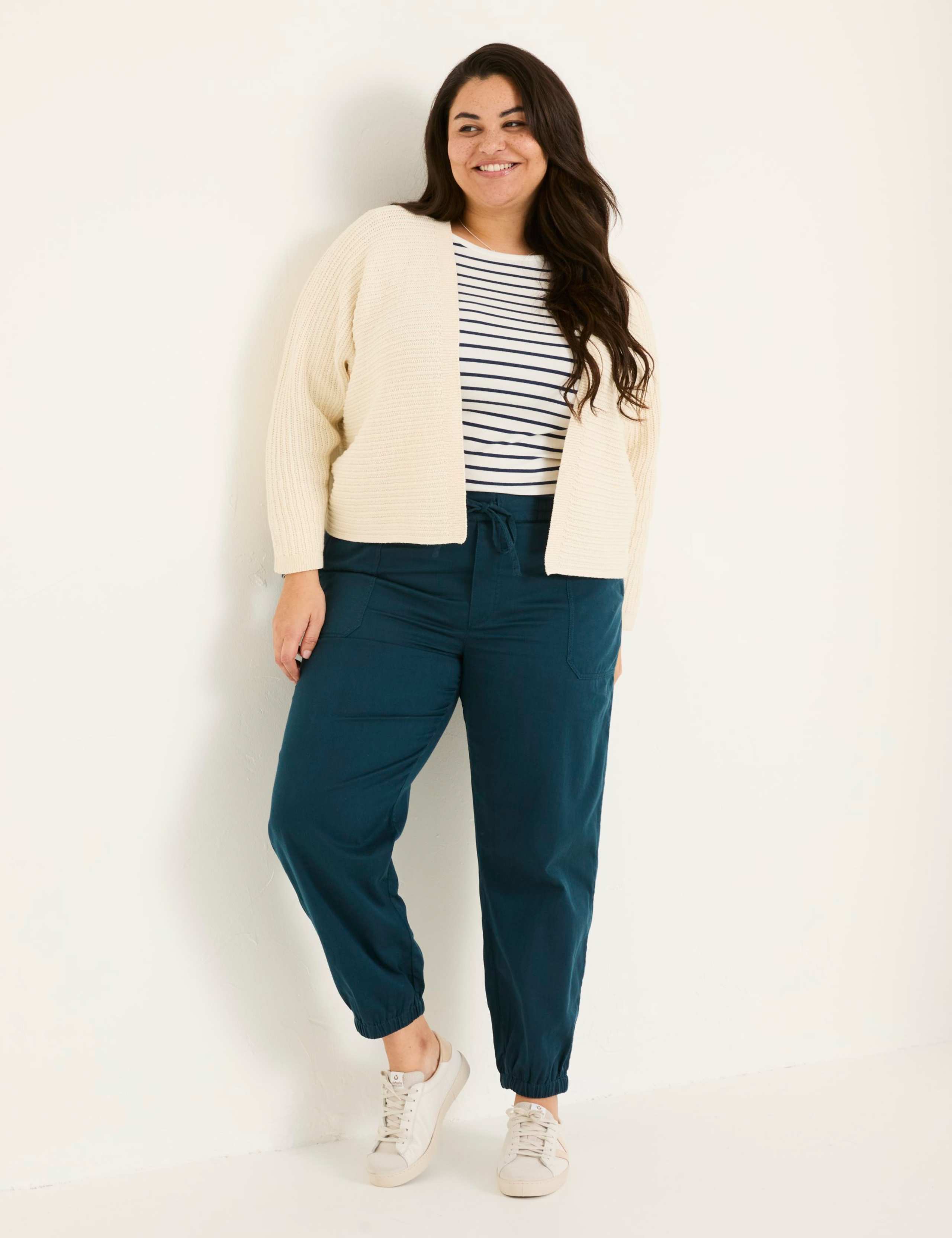 Cotton Rich Textured Cardigan 1 of 5