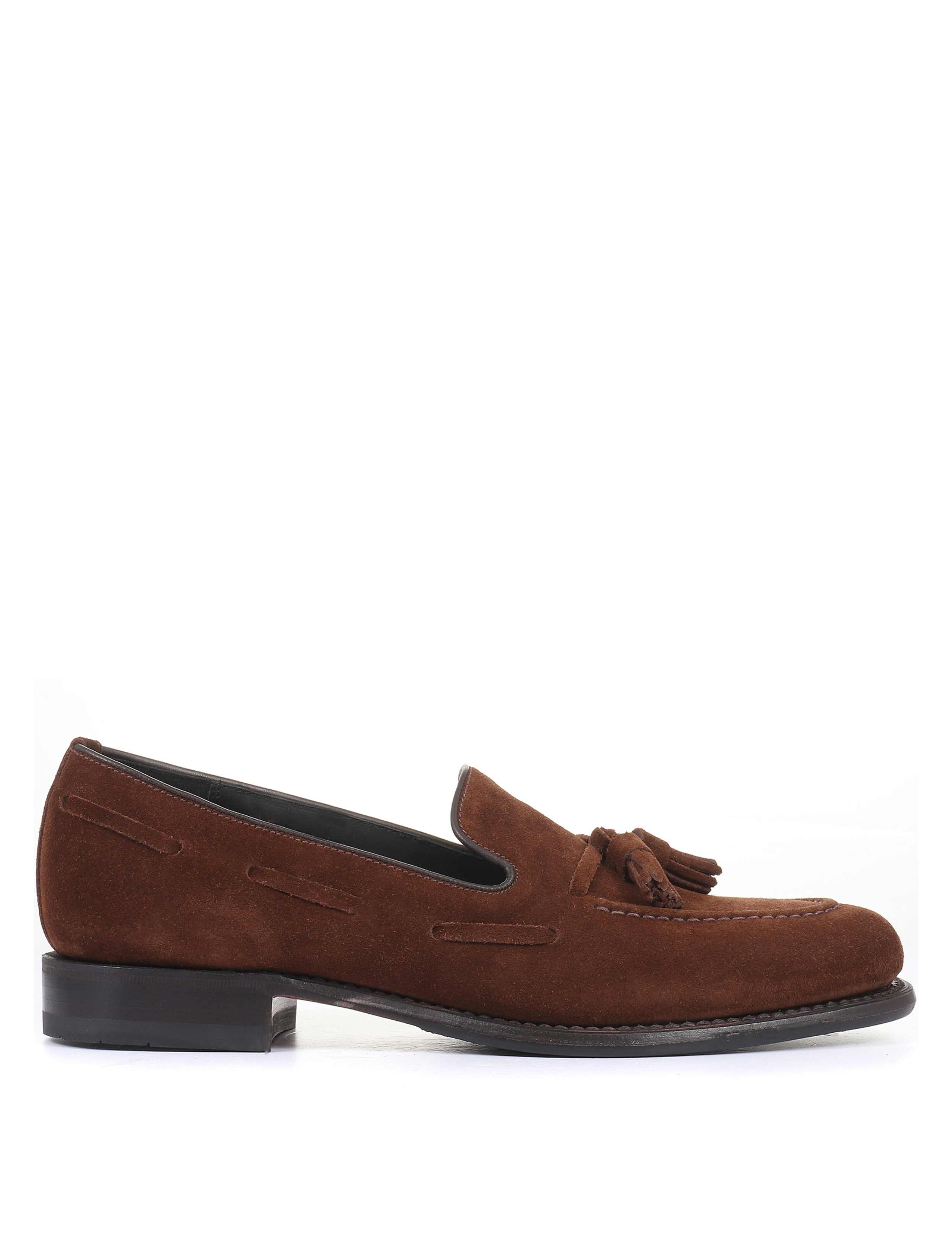 Goodyear Welted Suede Slip-On Loafers 1 of 5