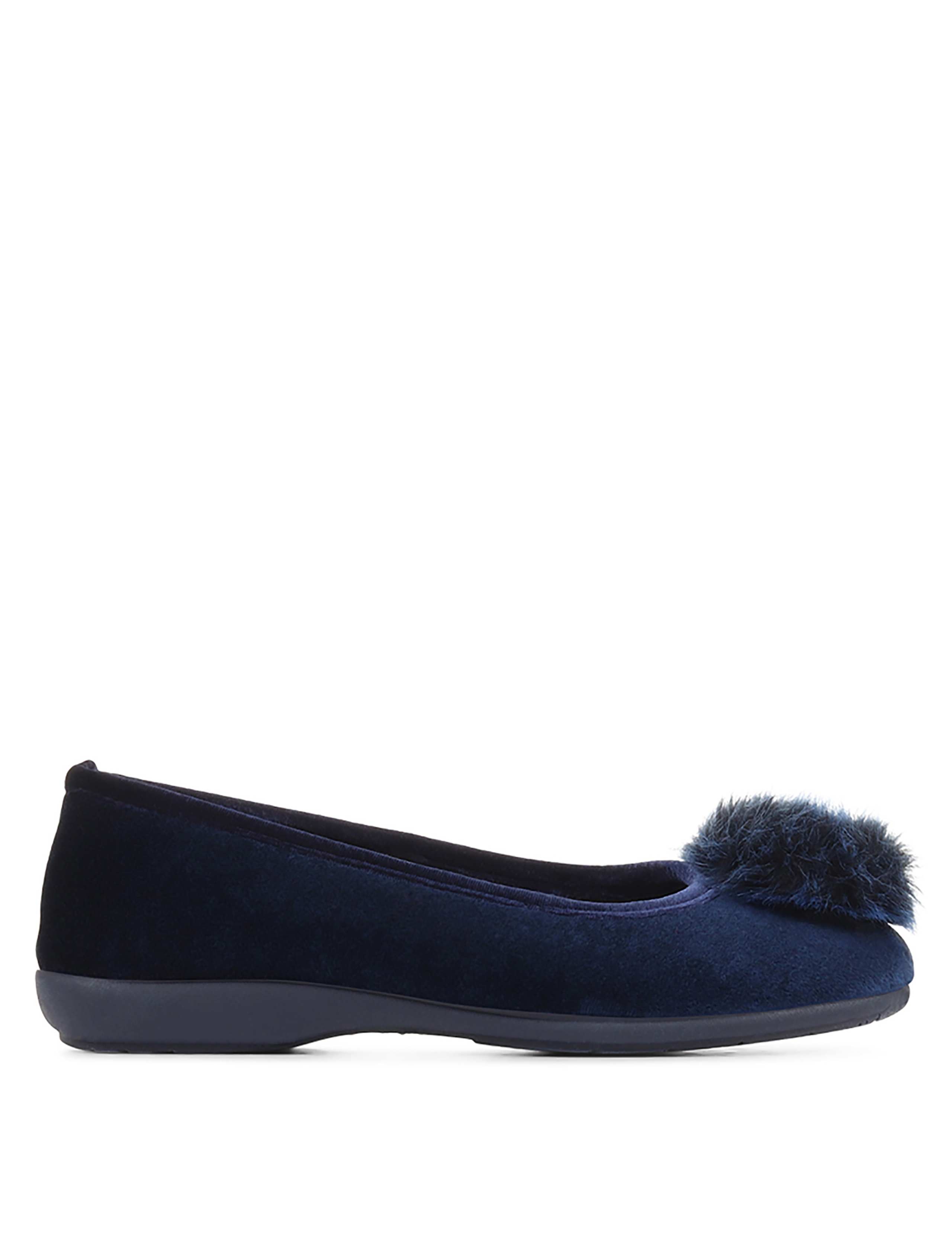 Pom Pom Ballerina Slippers 4 of 6