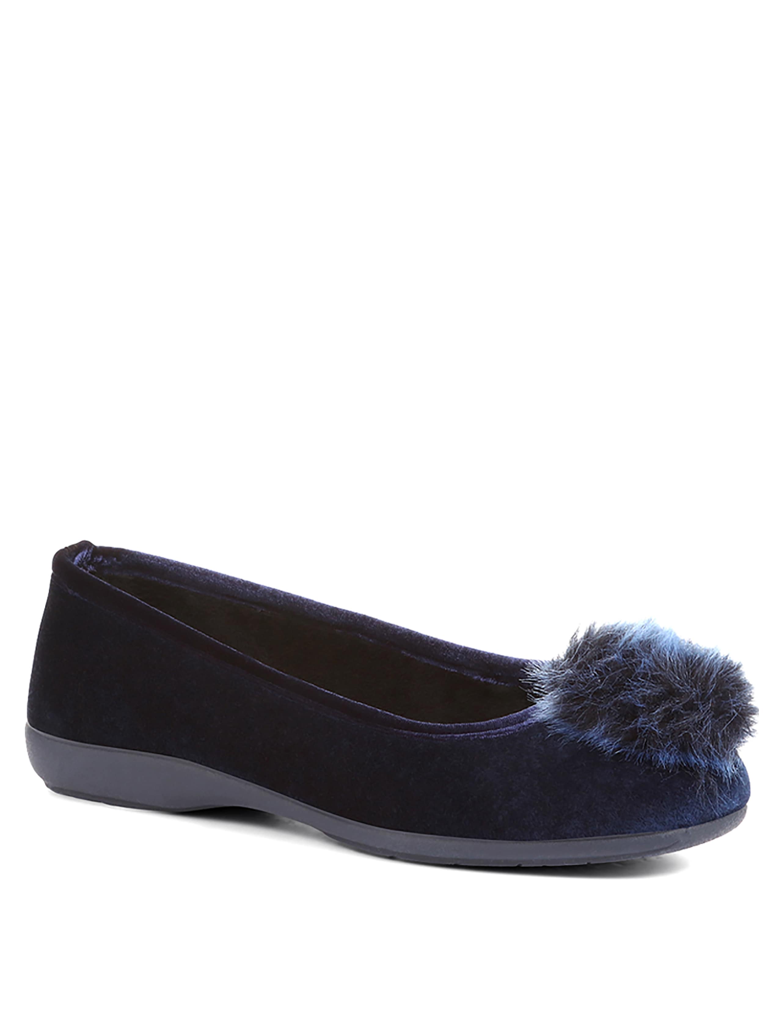 Pom Pom Ballerina Slippers 2 of 6