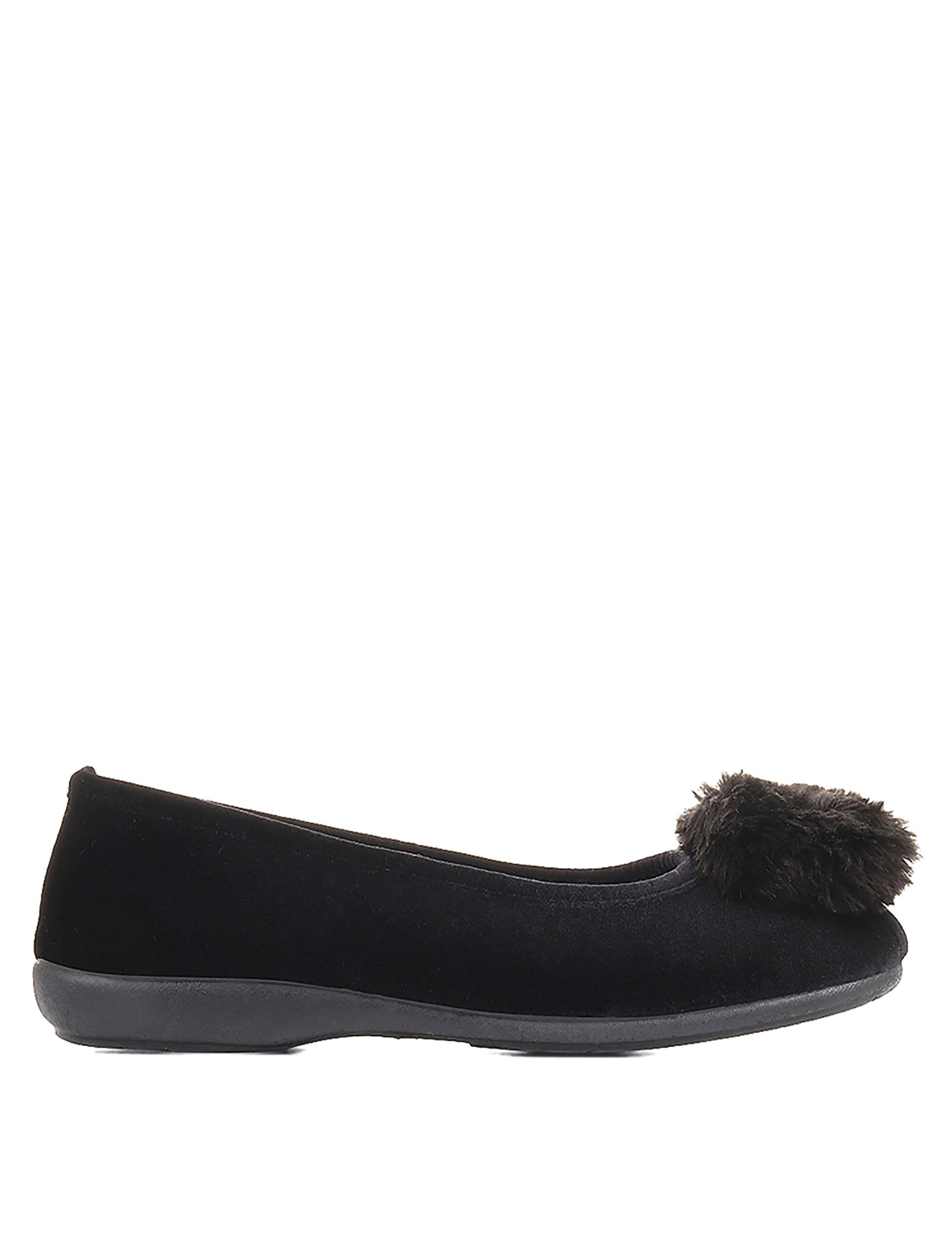 Pom Pom Ballerina Slippers 4 of 6