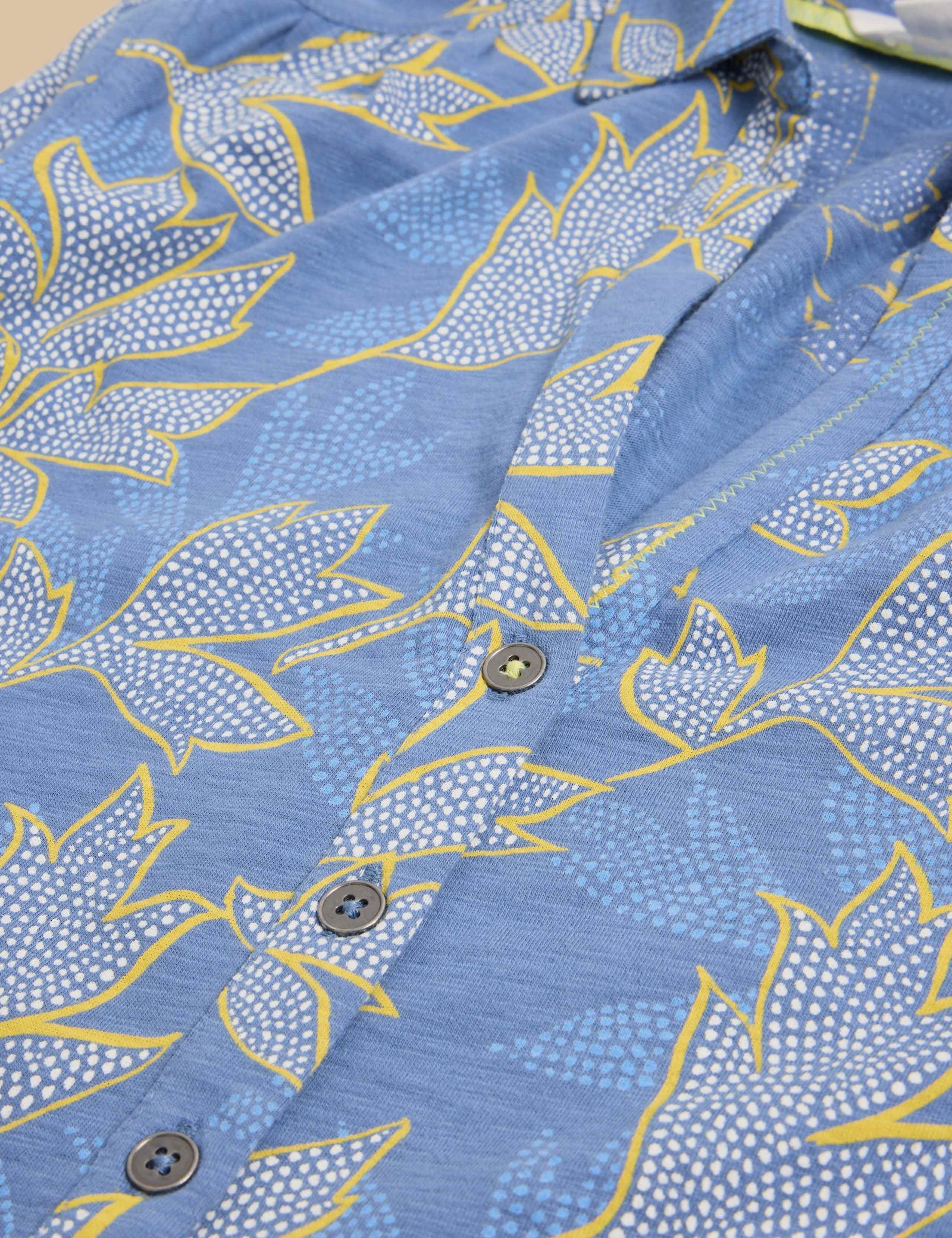 Jersey Printed Collared Shirt 6 of 6
