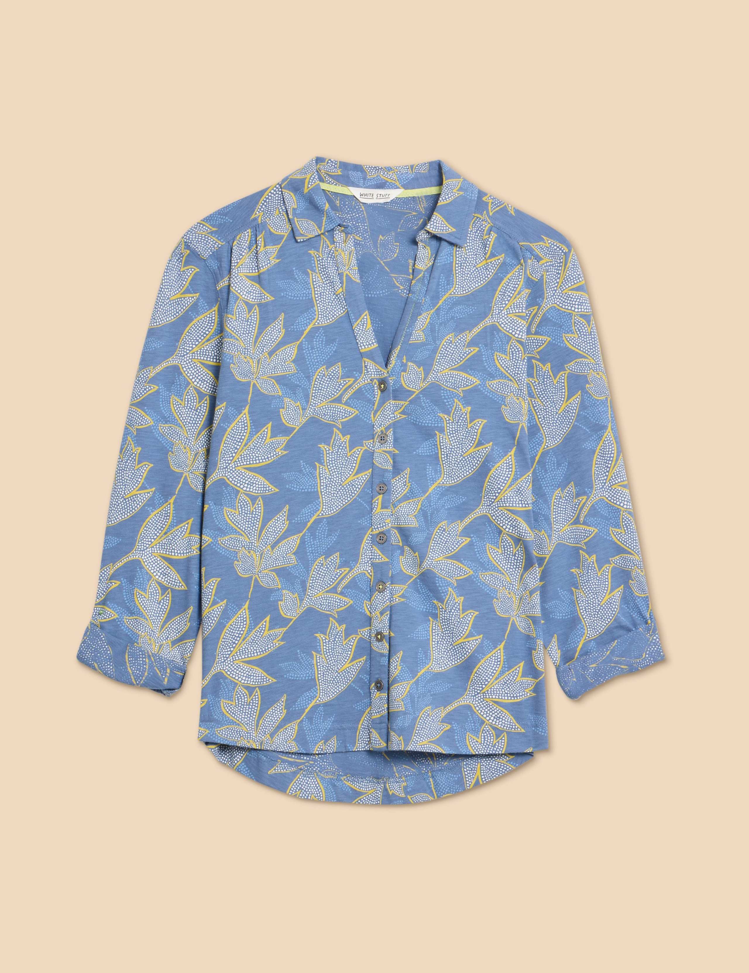 Jersey Printed Collared Shirt 2 of 6