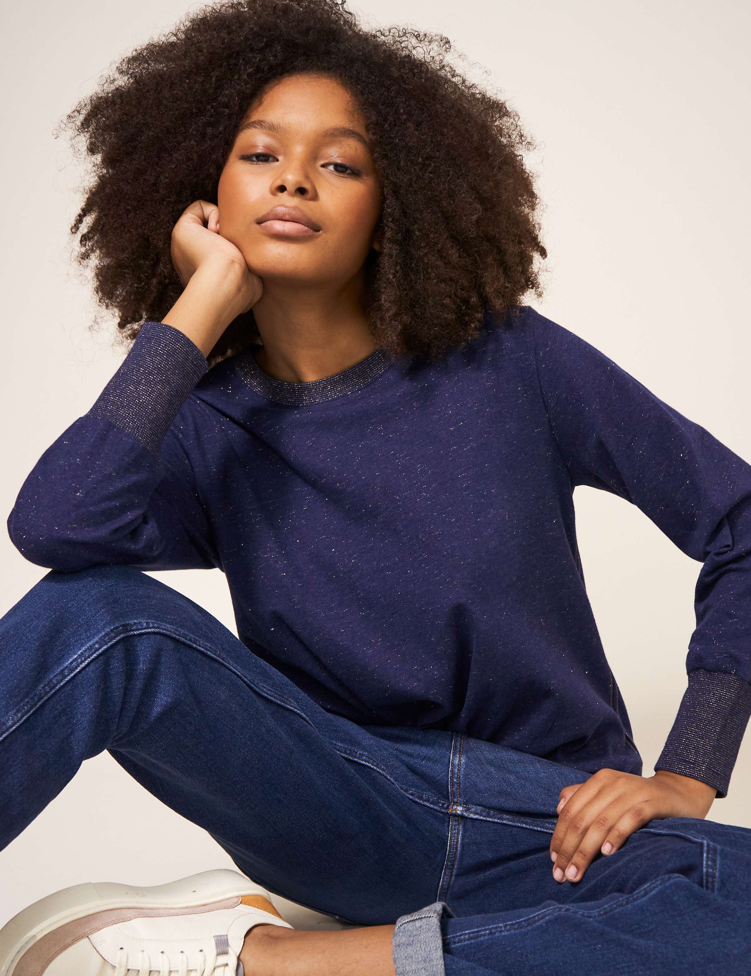 Cotton Rich Sparkly Knotted Top 2 of 6