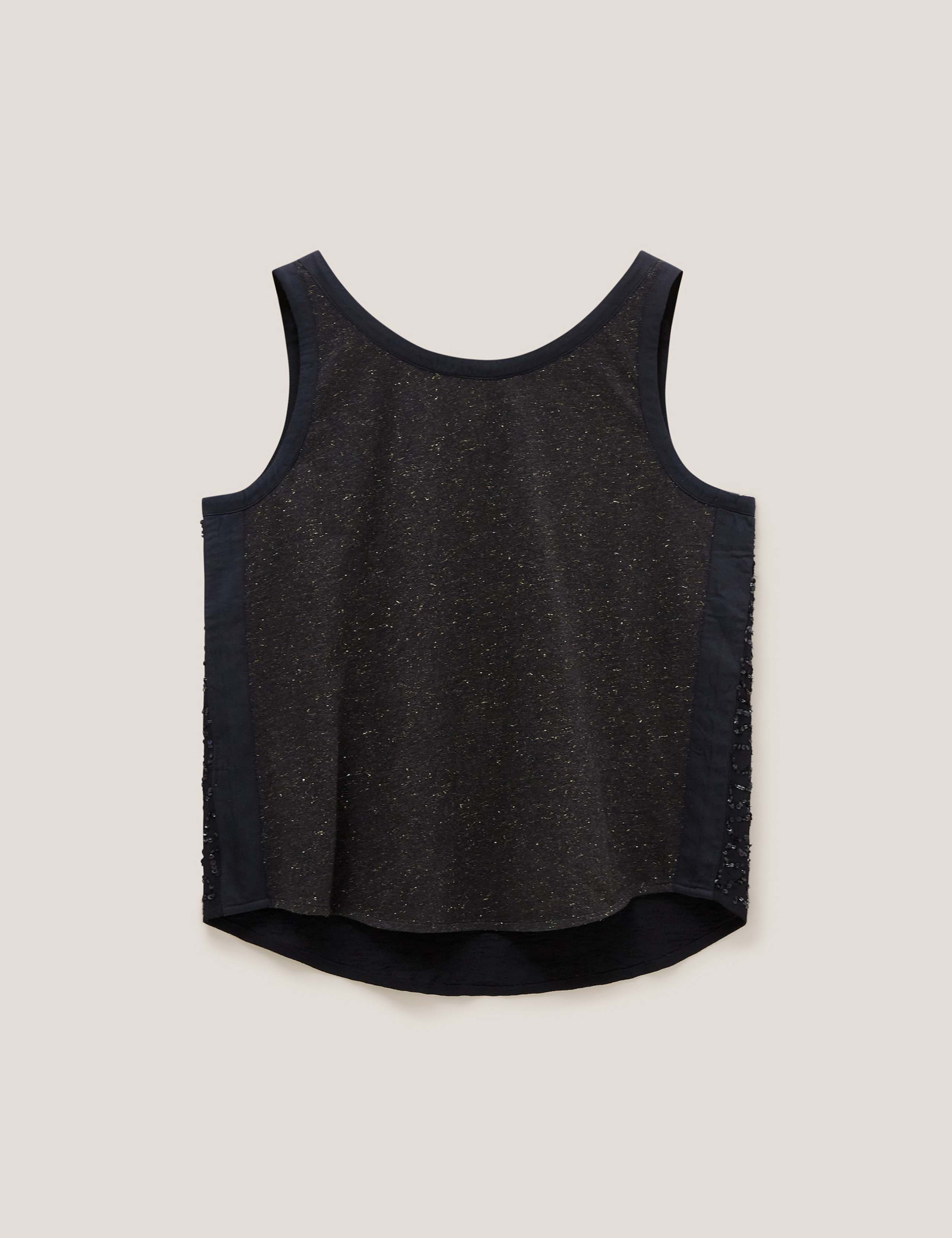 Cotton Blend Sequin Cami Top 5 of 6