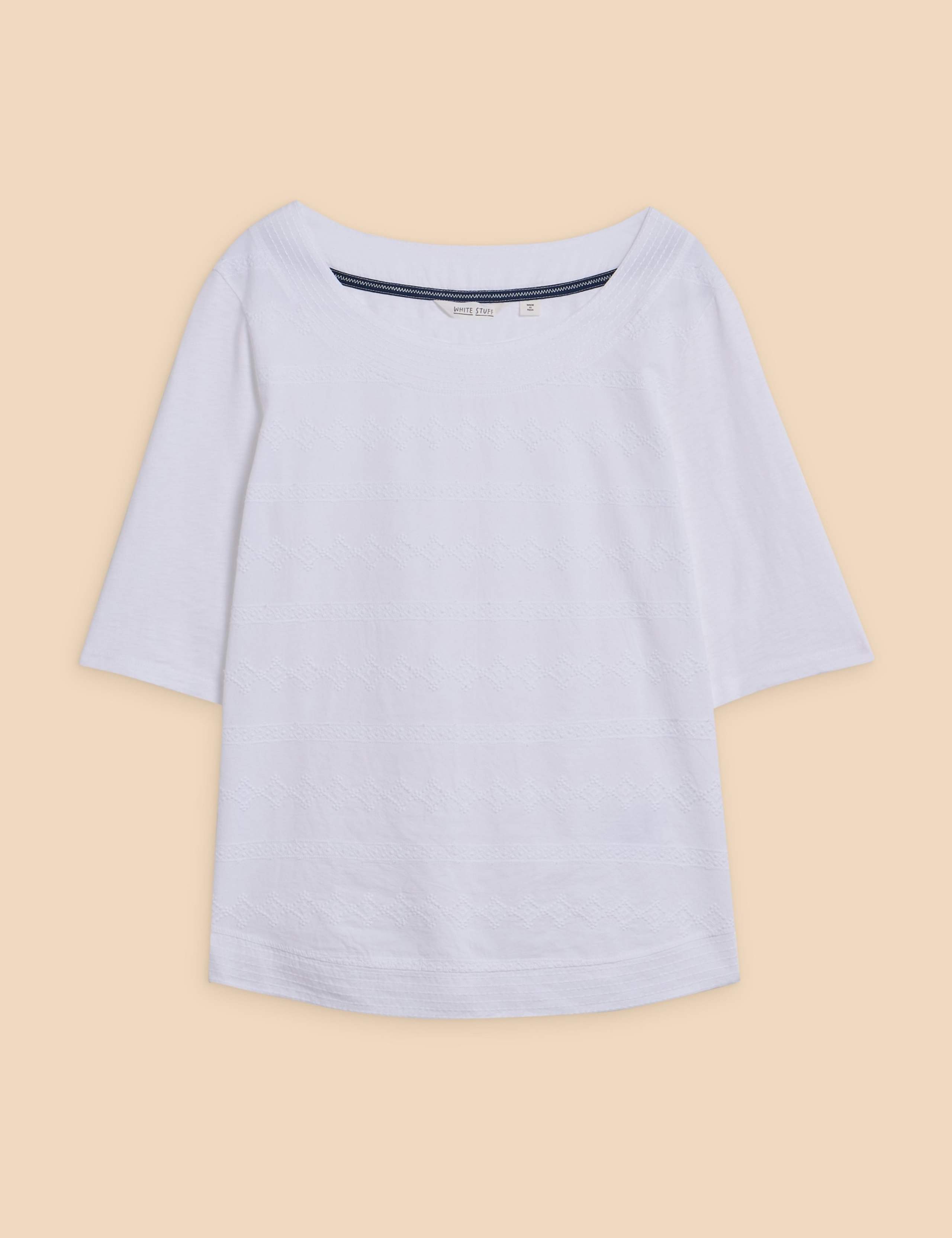 Pure Cotton Embroidered Top 2 of 6