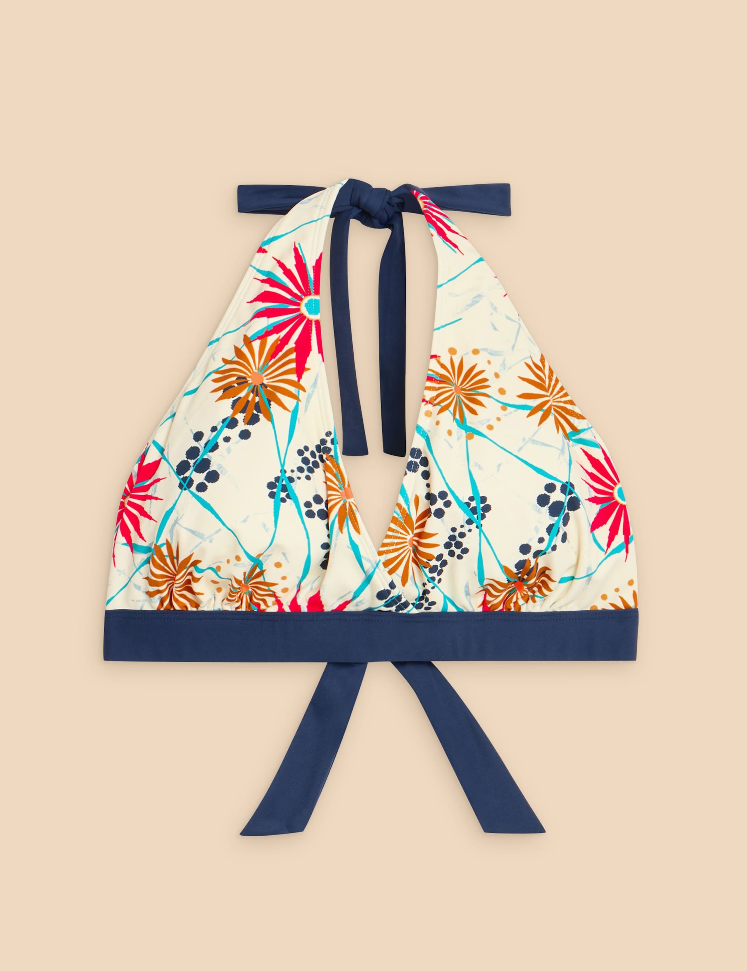 Printed Halter Neck Bikini Top 2 of 6