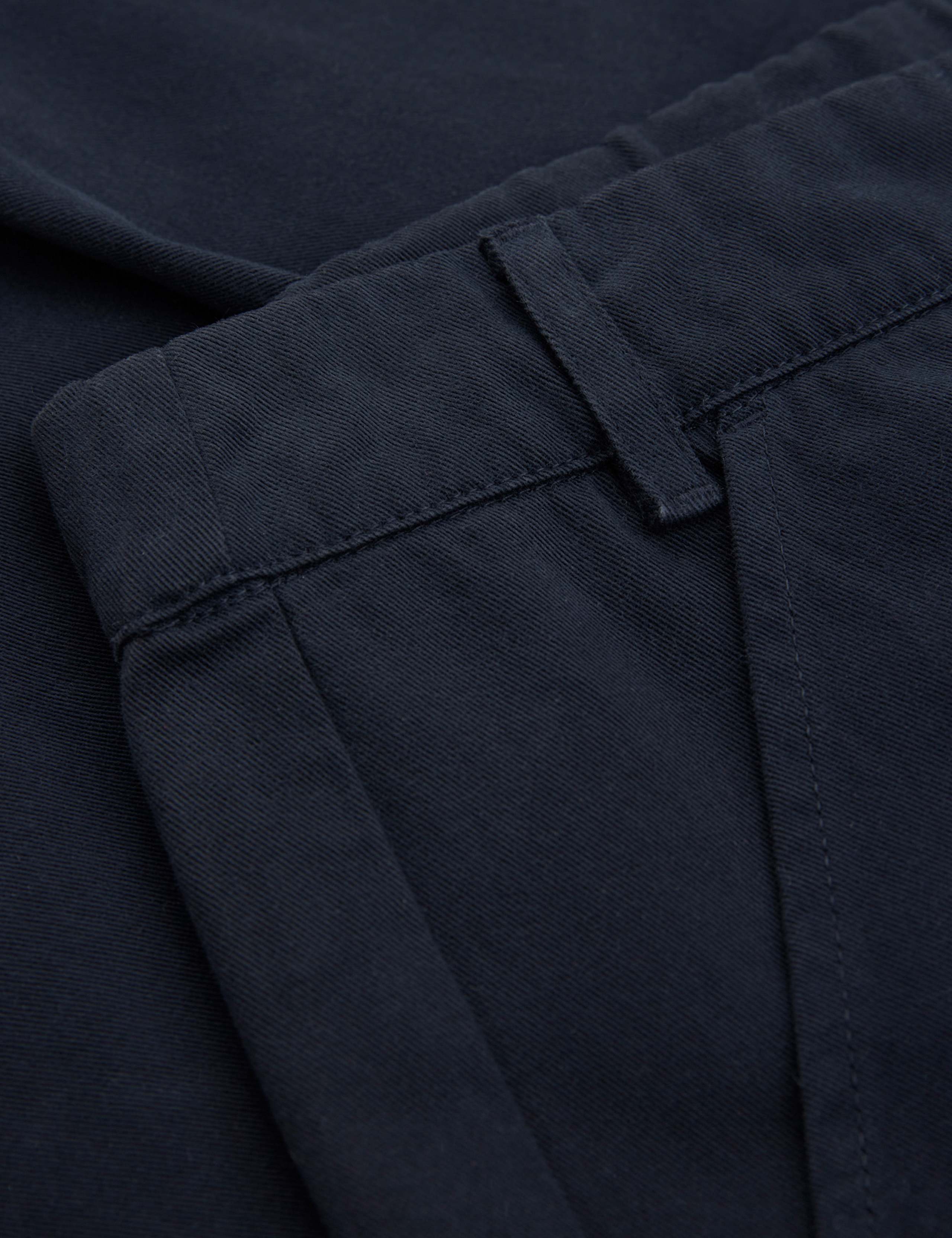 Pure Cotton Slim Fit Cropped Trousers 4 of 6