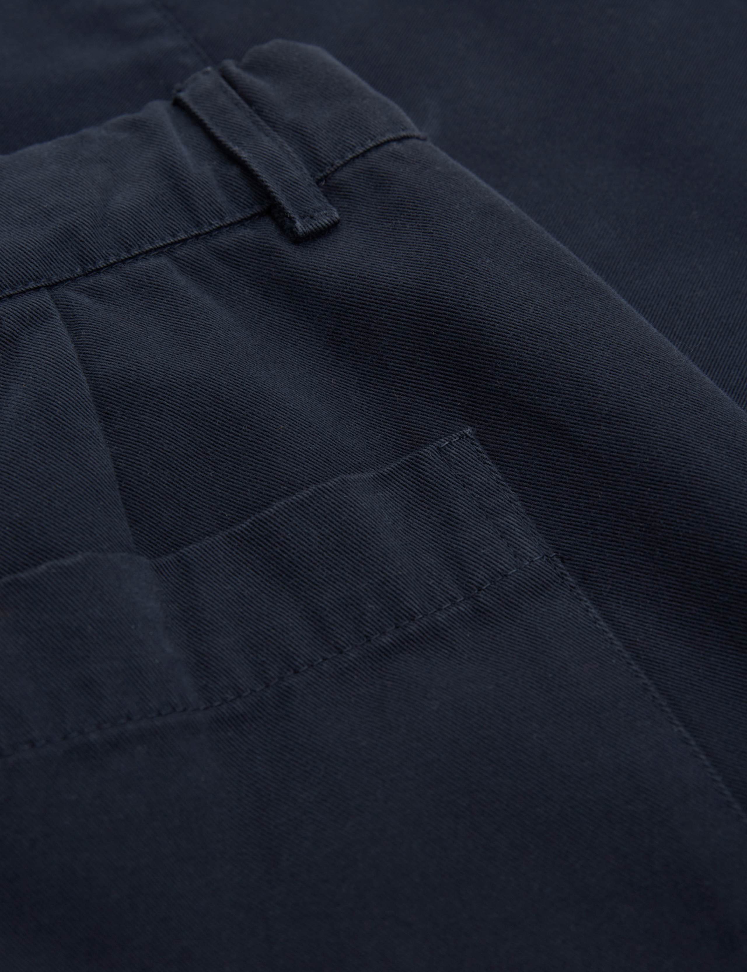 Pure Cotton Slim Fit Cropped Trousers 5 of 6