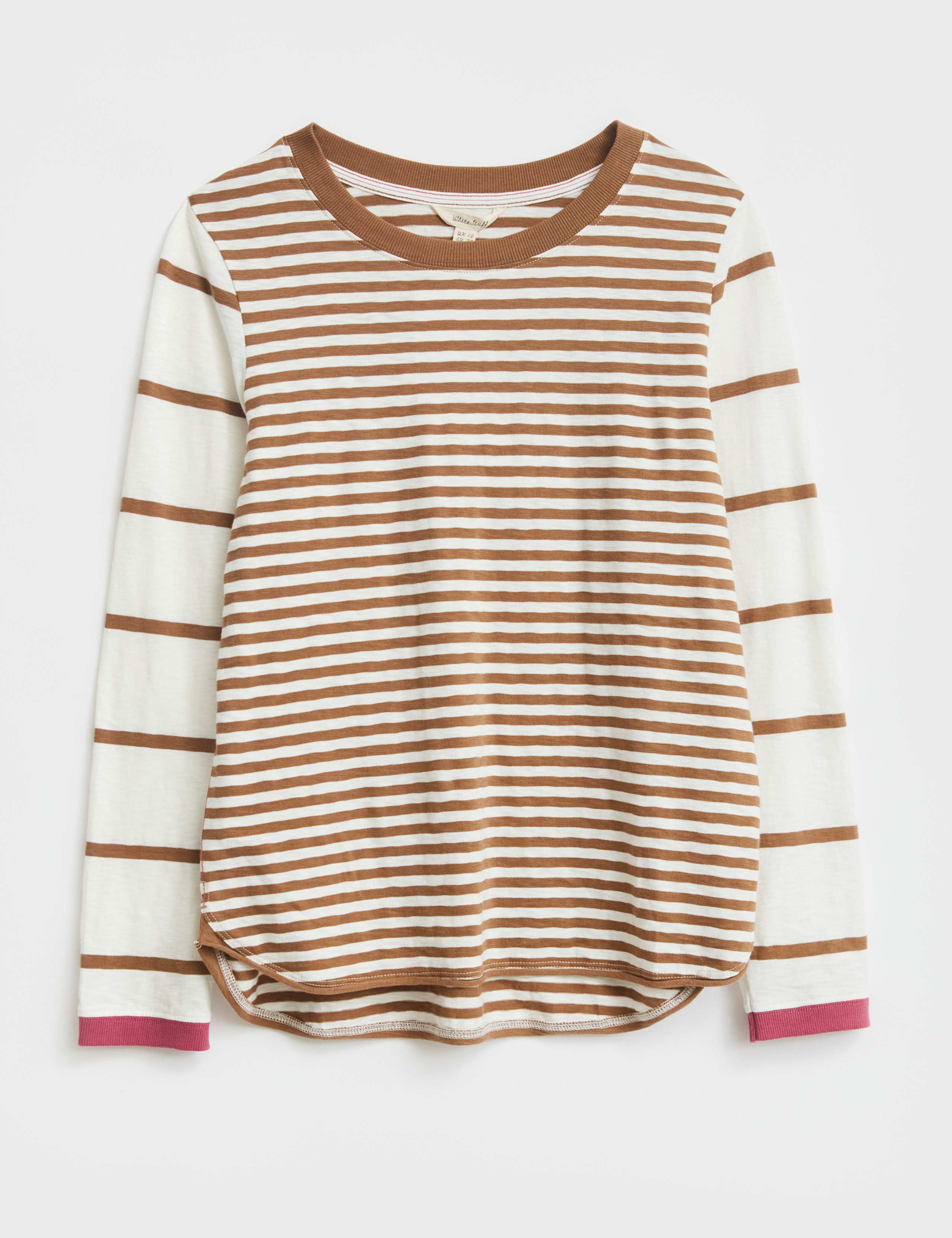 Pure Cotton Striped Long Sleeve Top 2 of 5