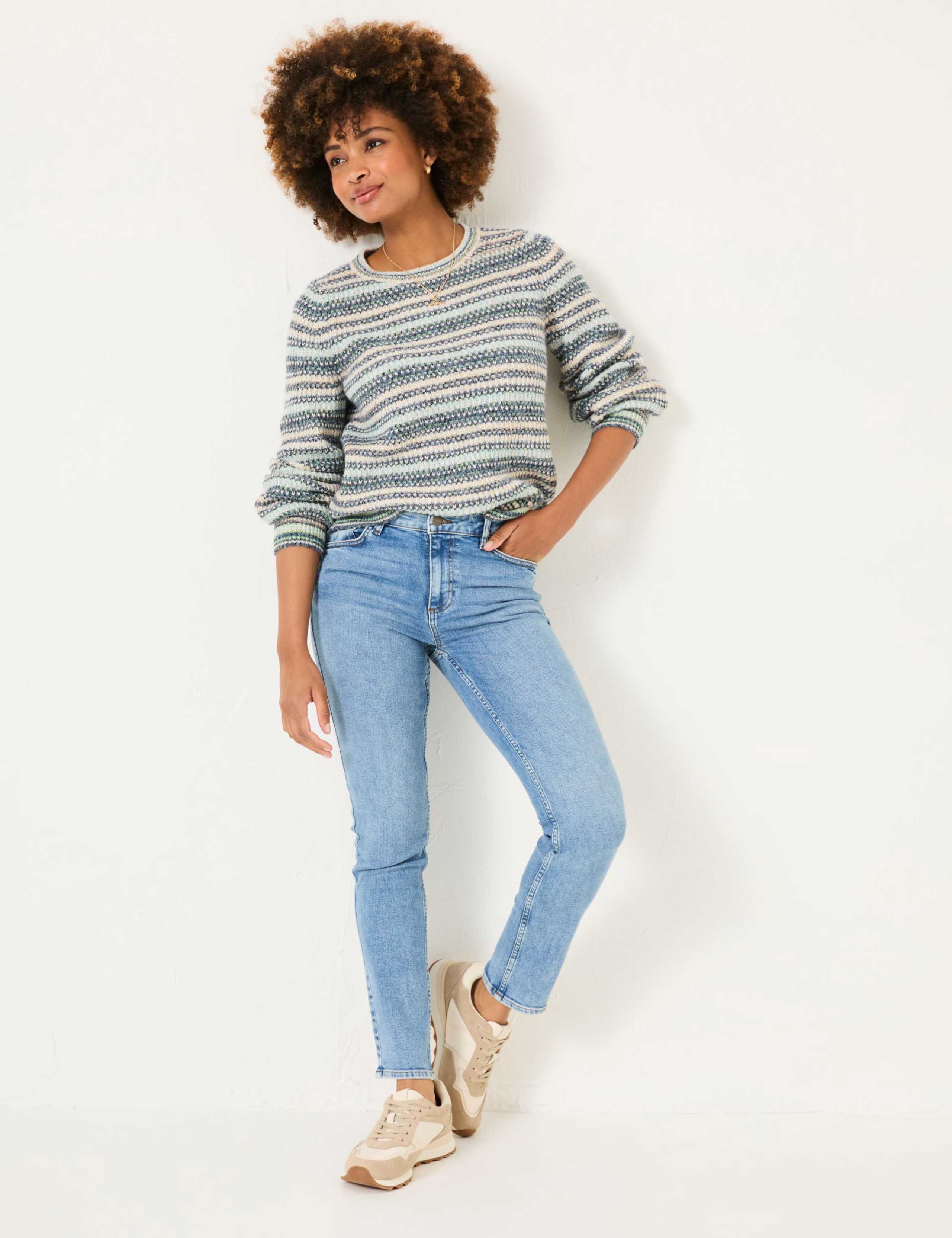 High Waisted Slim Fit Jeans 3 of 7
