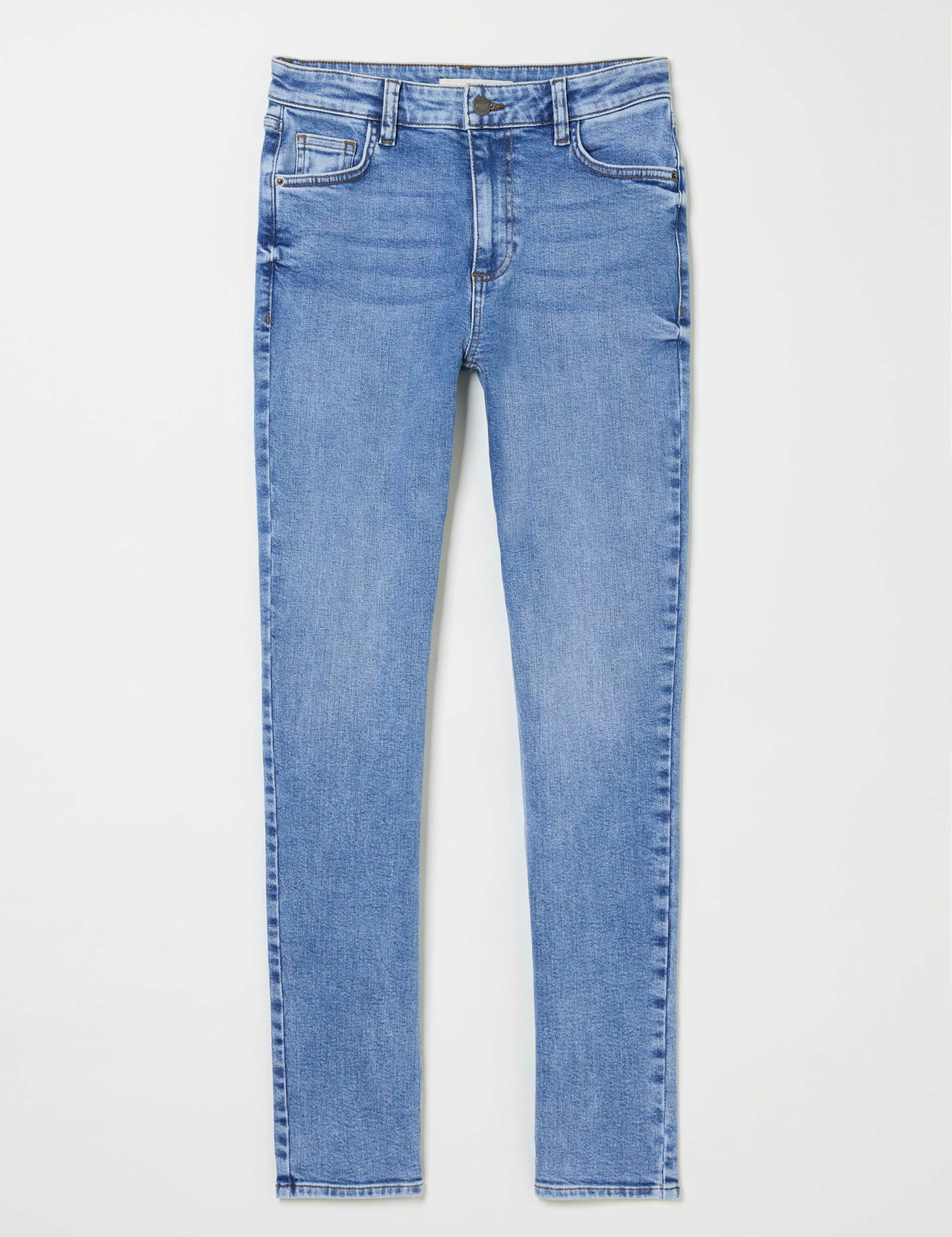 High Waisted Slim Fit Jeans 2 of 7