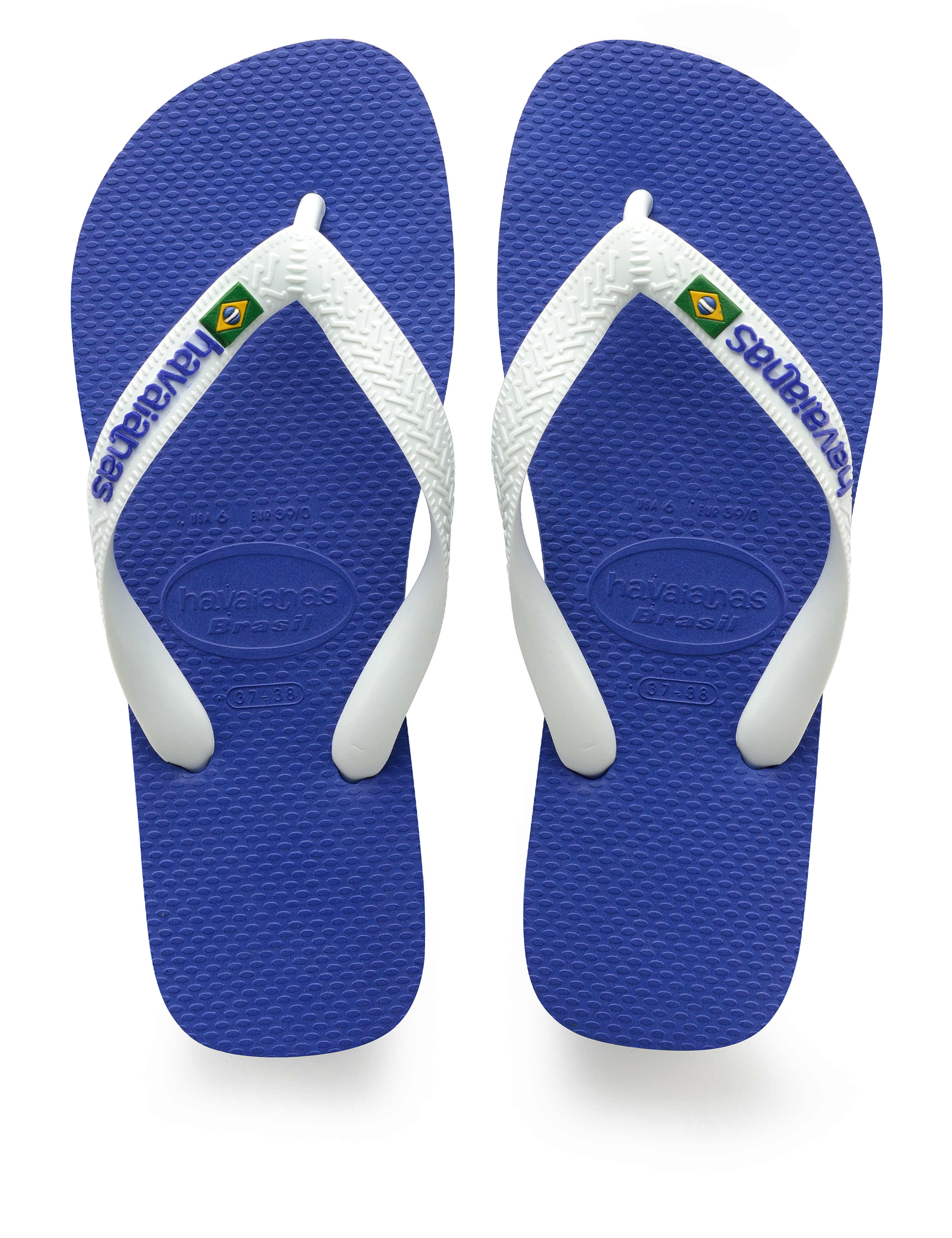 Kids' Brazil Logo Flip-Flops (Size 7-13) | HAVAIANAS | M&S