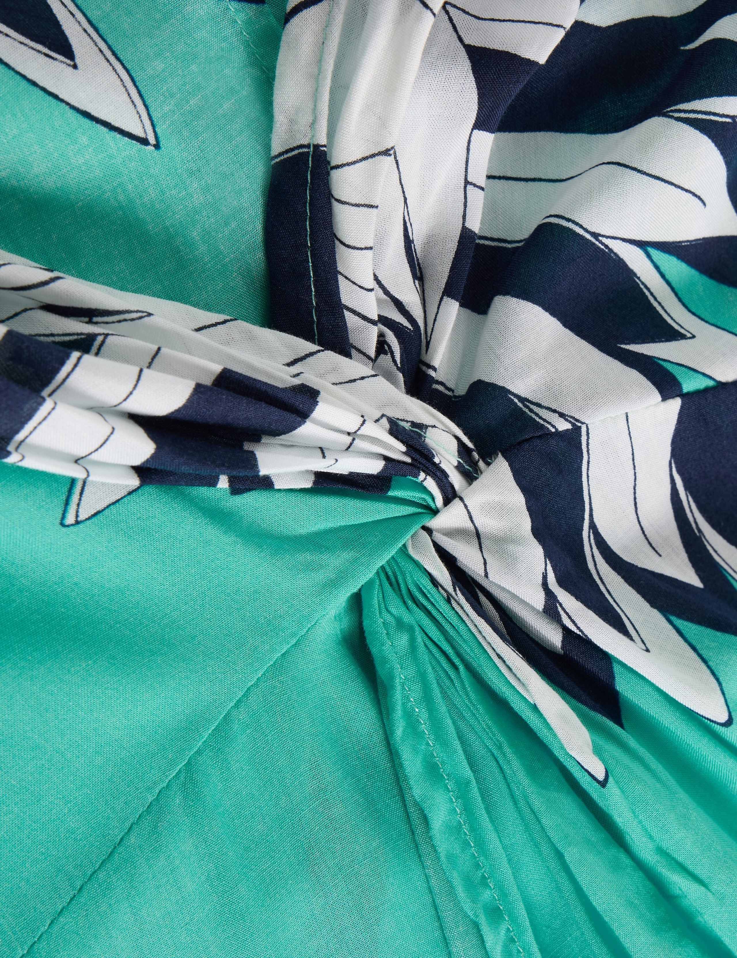 Printed V-Neck Midaxi Wrap Dress 6 of 6