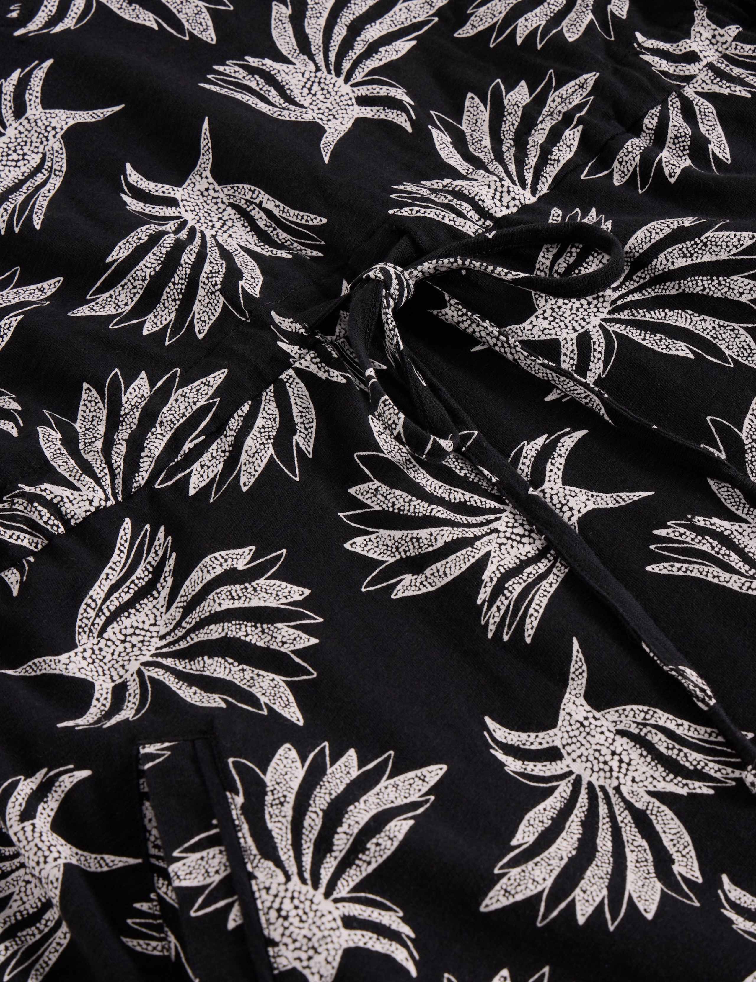 Pure Cotton Jersey Printed V-Neck Beach Dress 6 of 6