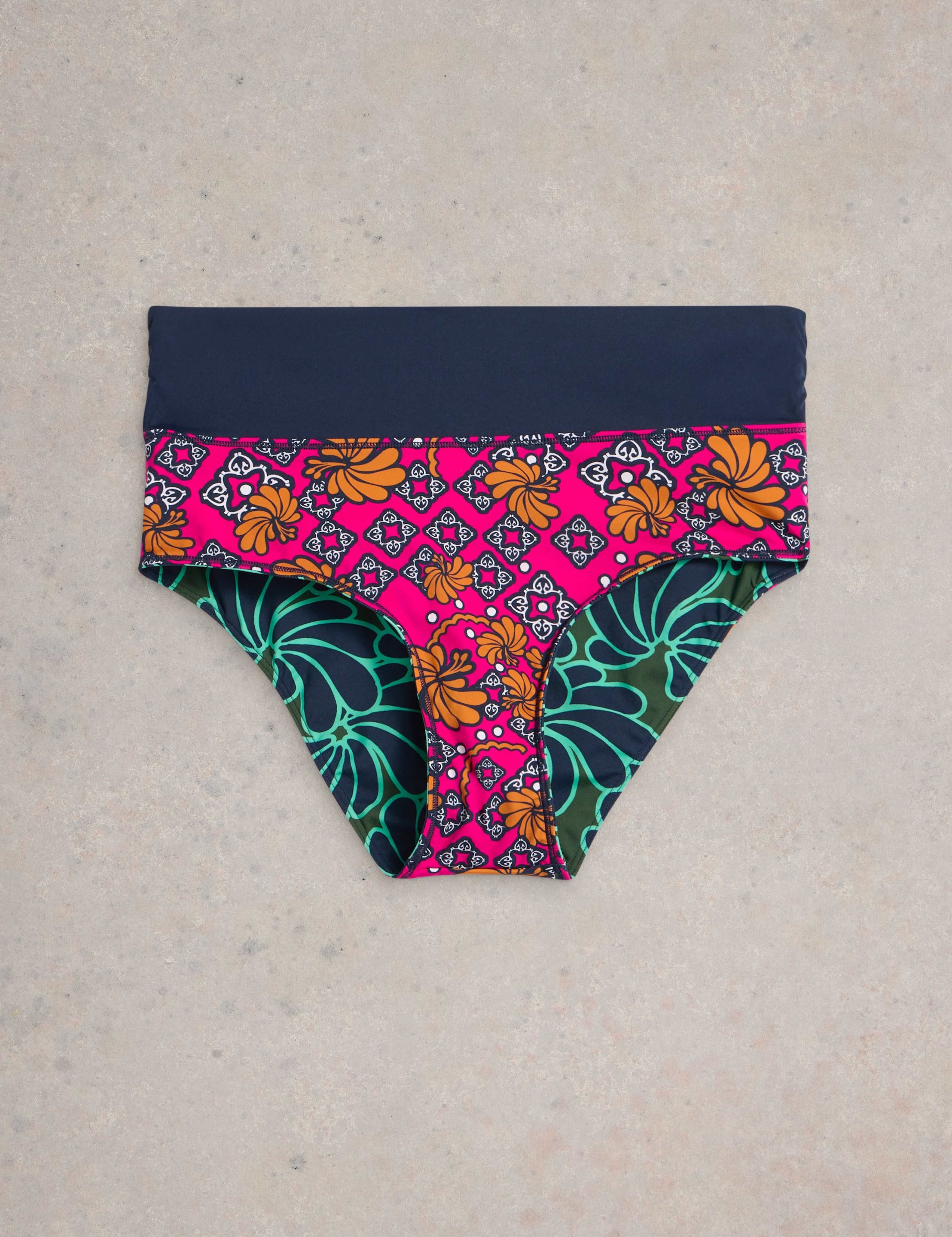 Reversible Roll Top Bikini Bottoms 2 of 7