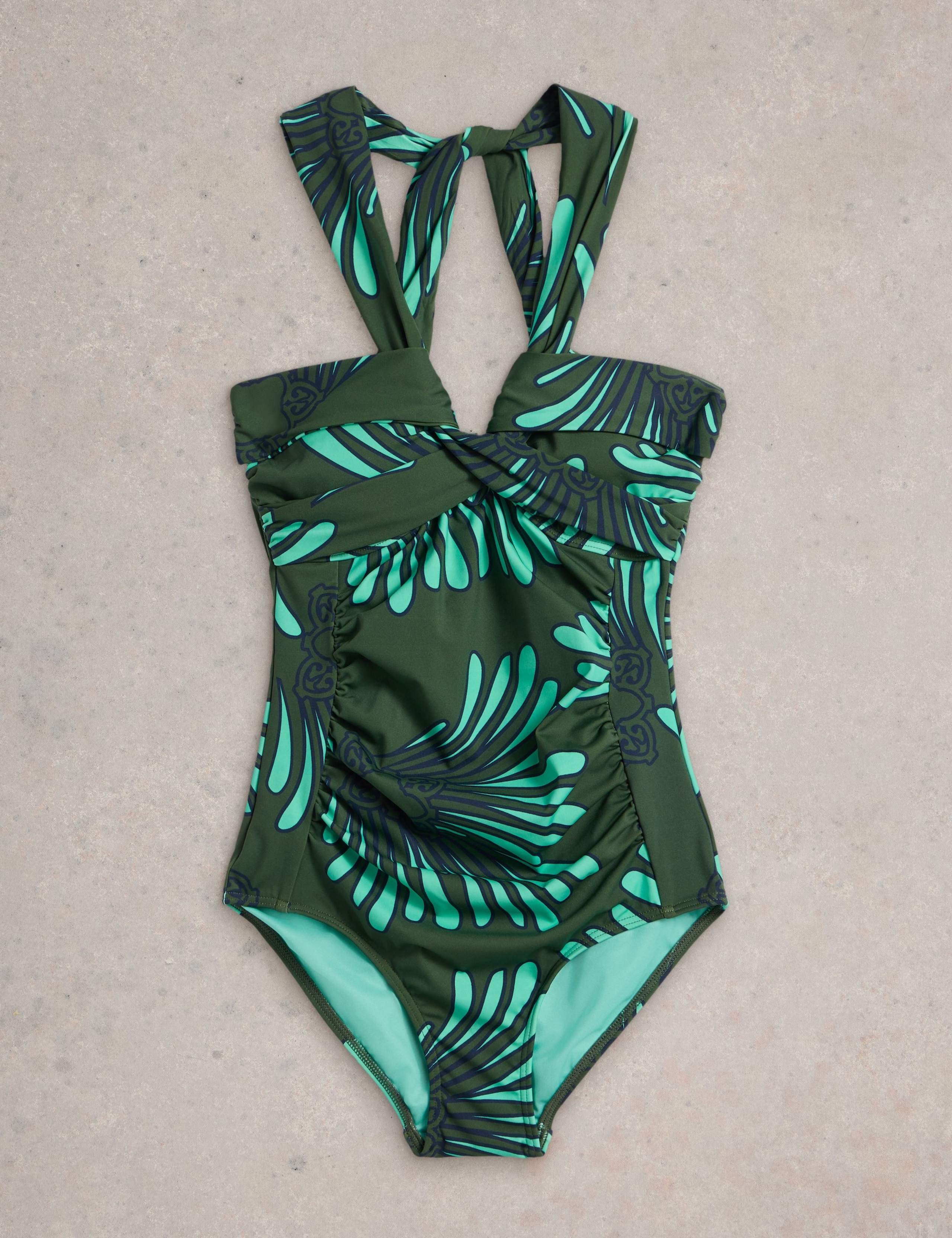 Printed Padded Bandeau Swimsuit 2 of 5