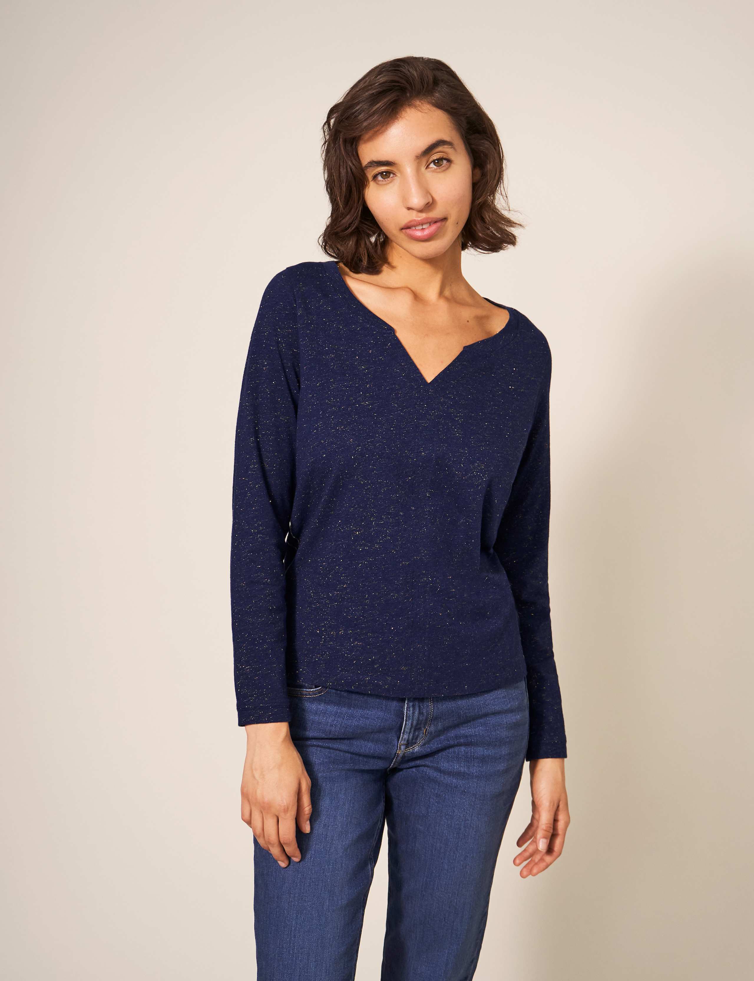 Cotton Rich Sparkly T-Shirt 1 of 5