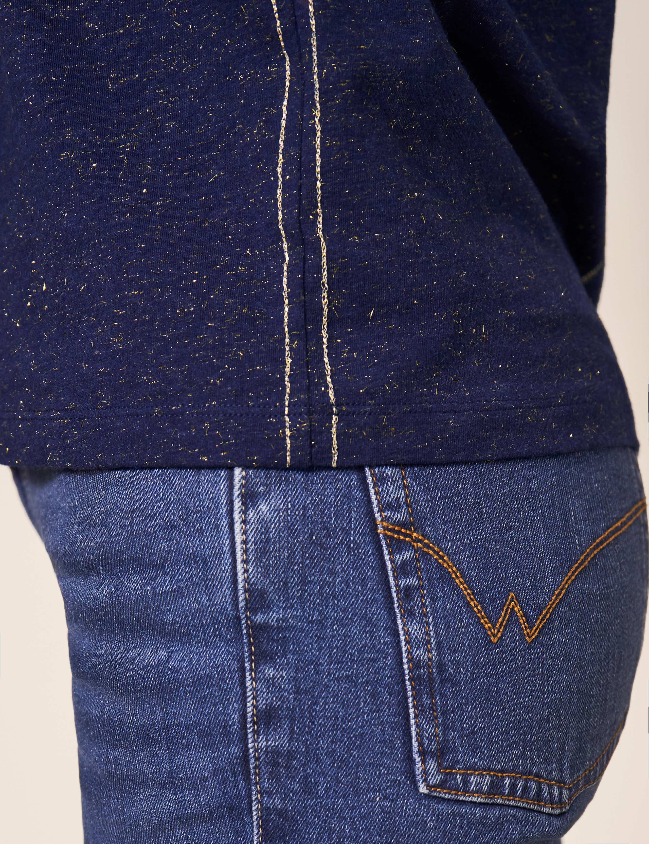 Cotton Rich Sparkly T-Shirt 4 of 5