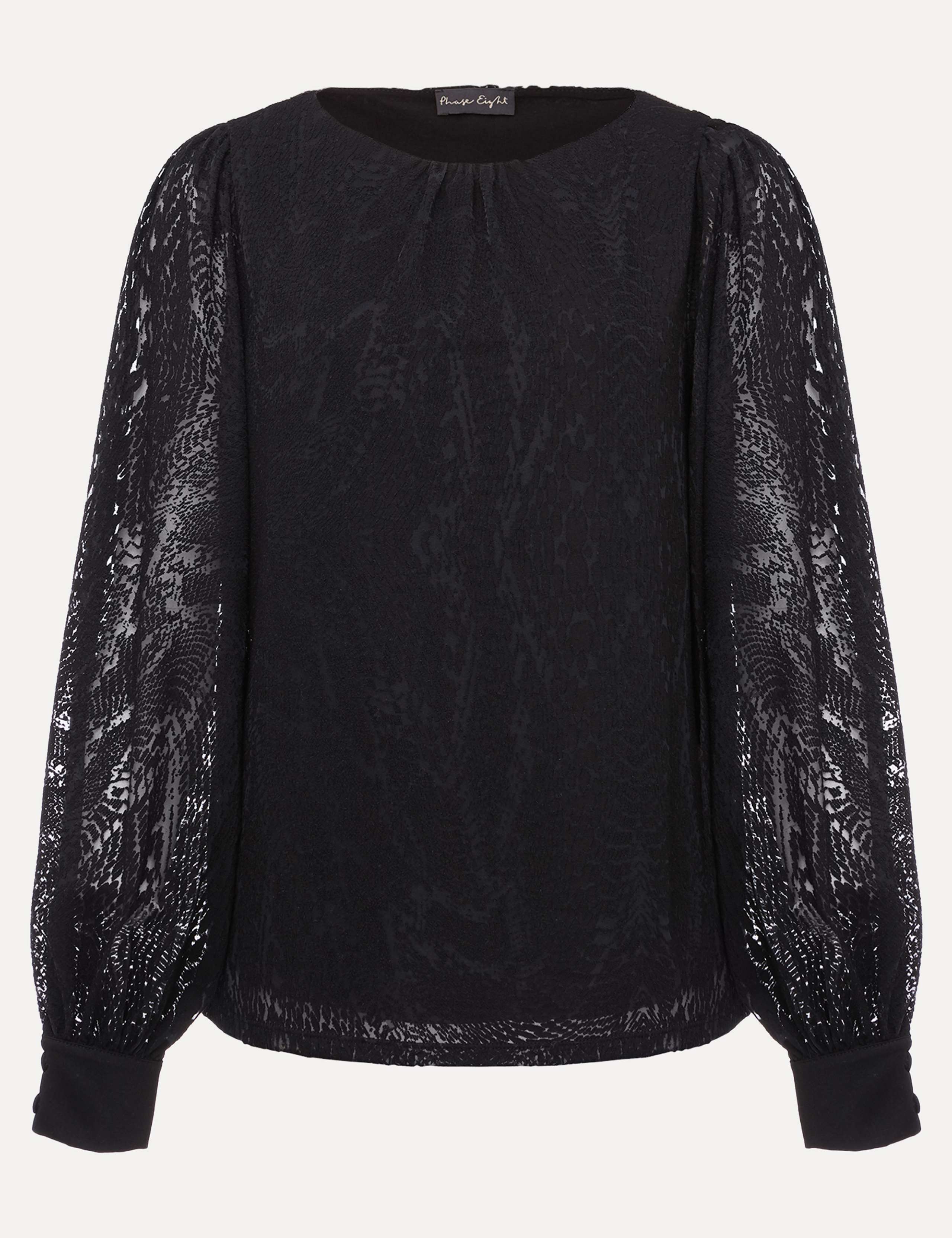 Snake Print Burnout Top 2 of 6