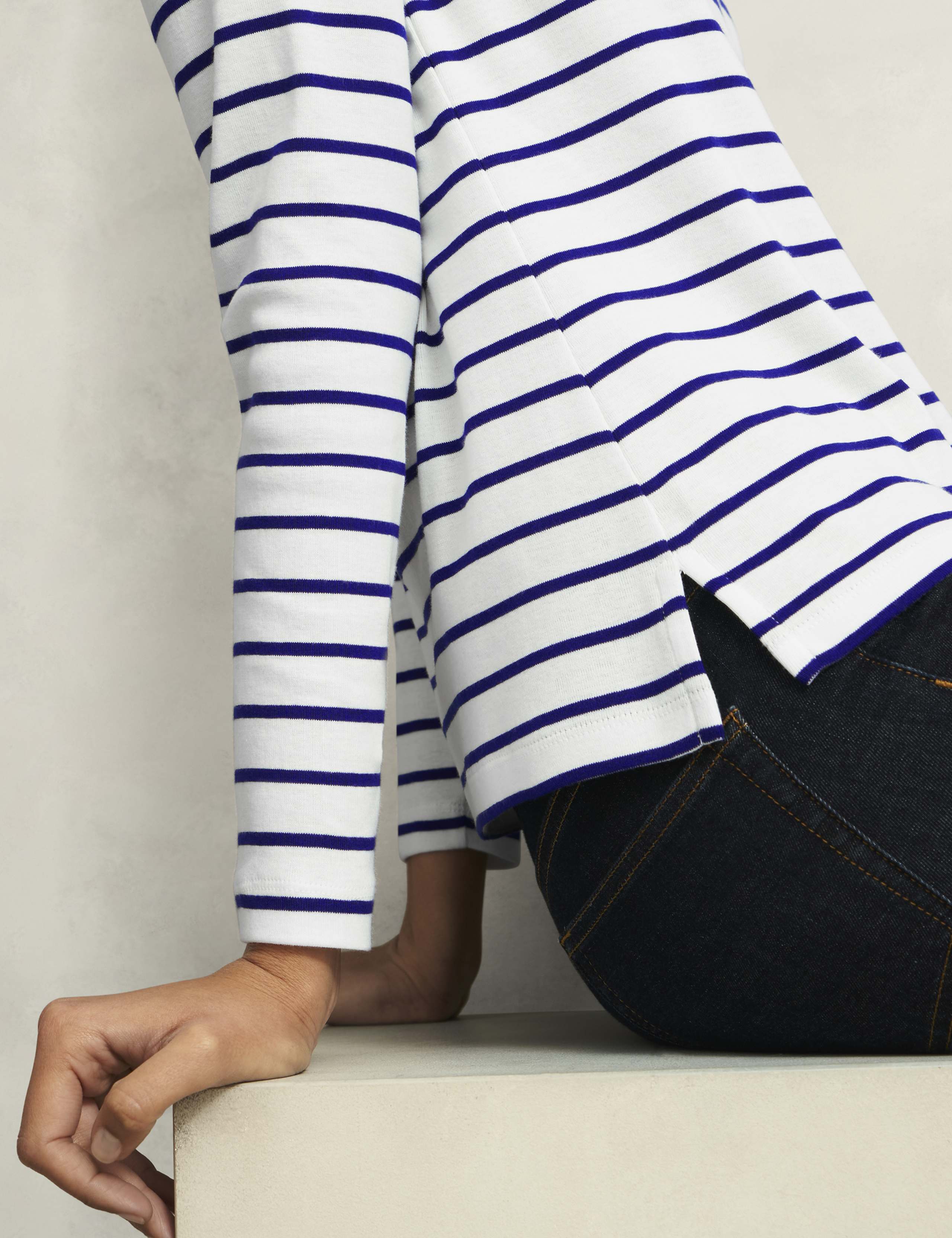 Pure Cotton Striped Top 5 of 7
