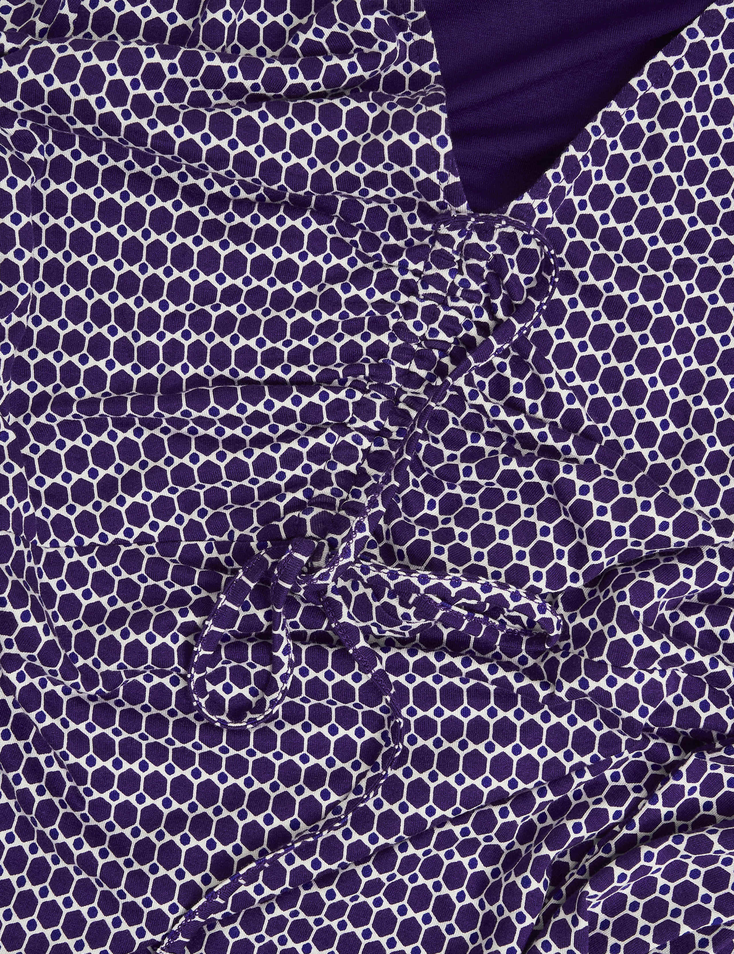 Printed Tie Front Top 6 of 6