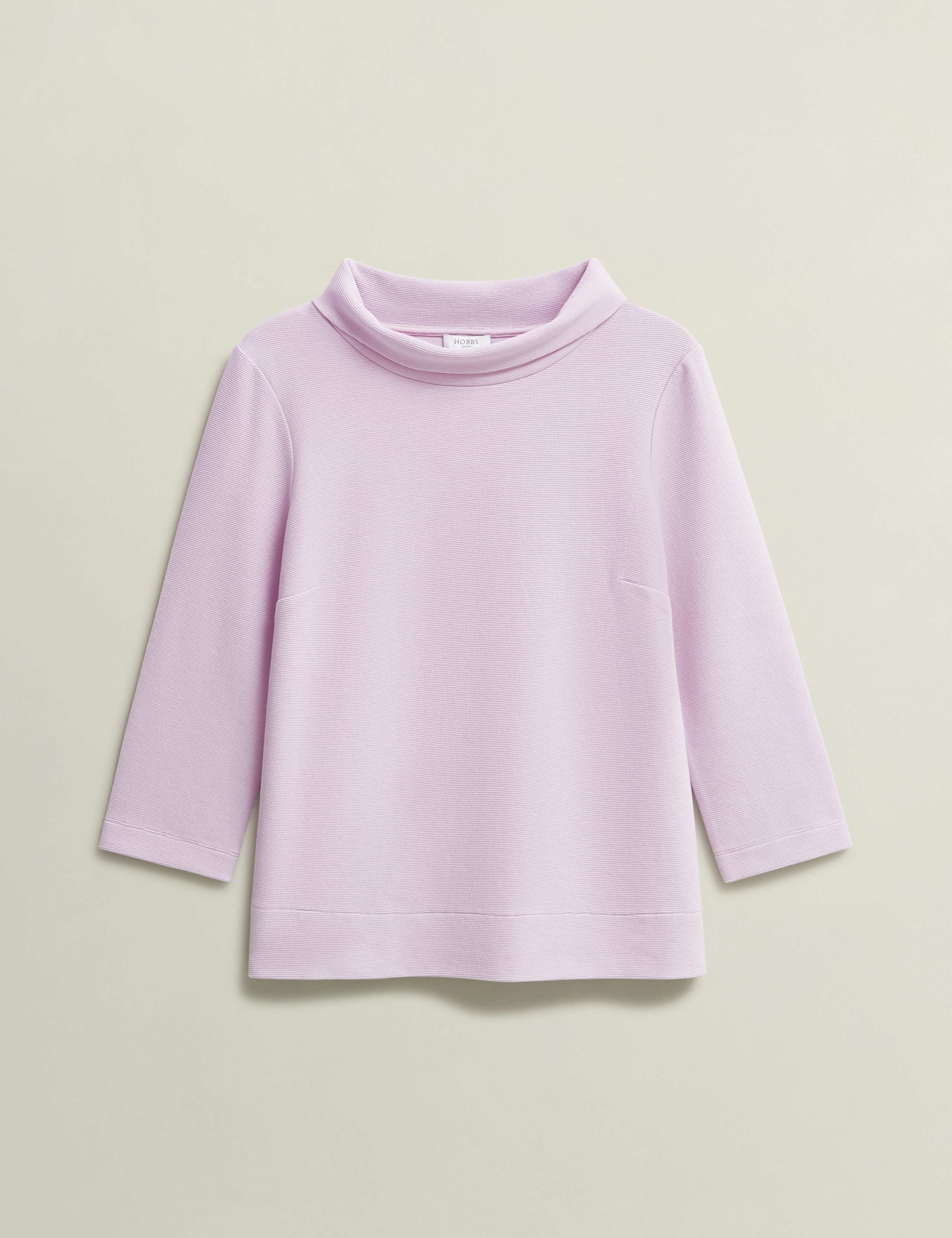 Cotton Blend Roll Neck Top 2 of 5