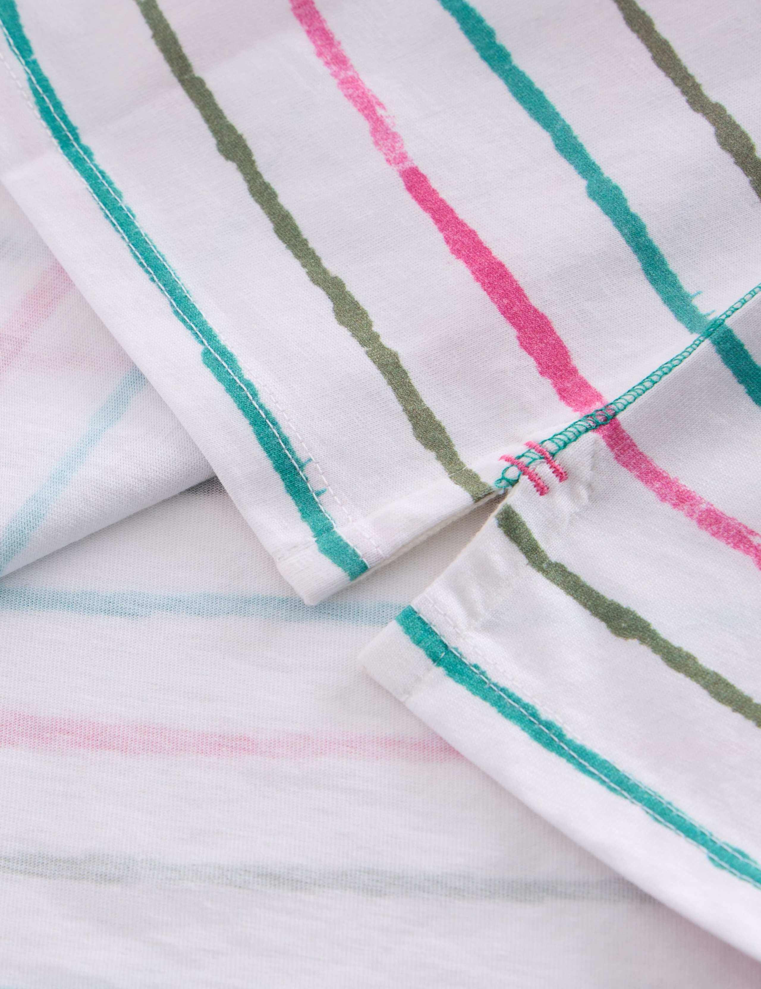 Pure Cotton Striped T-Shirt 6 of 7