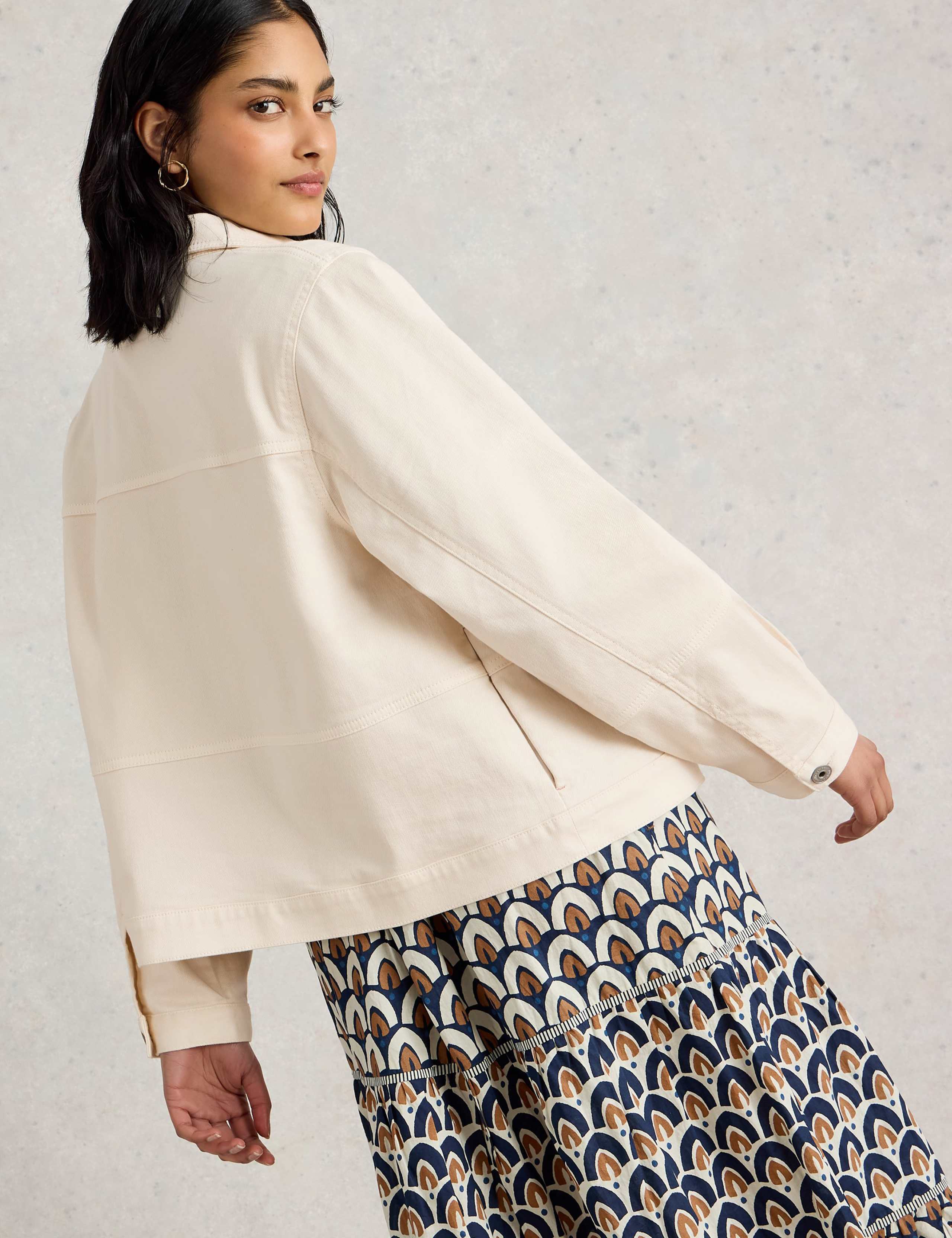 Pure Cotton Denim Jacket 4 of 6