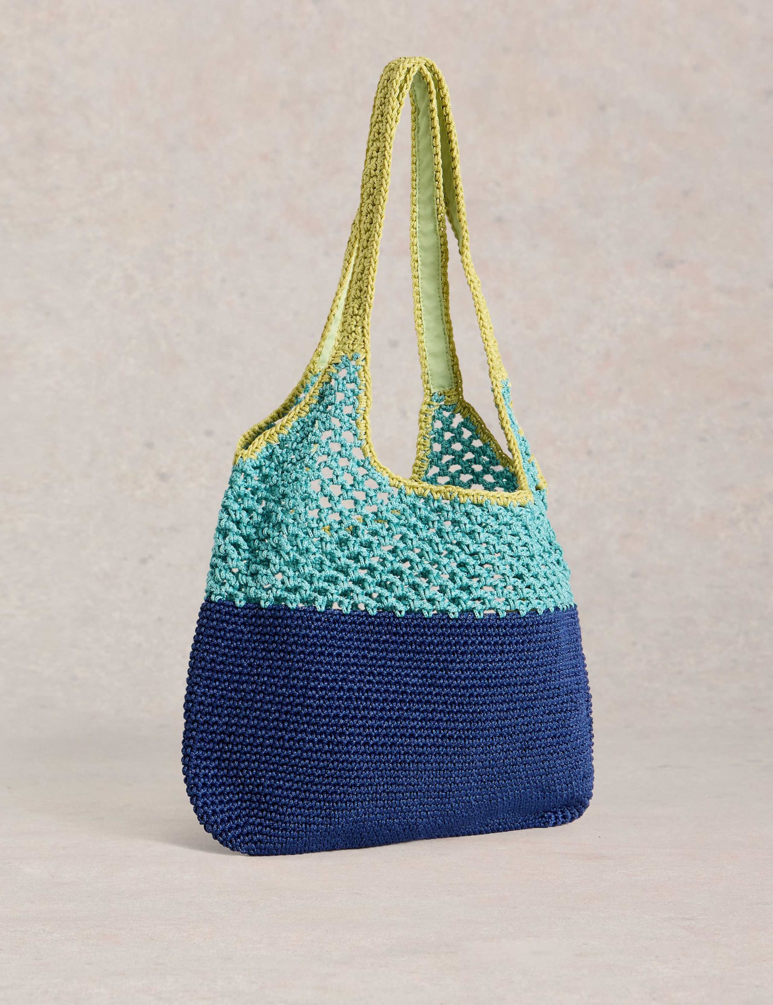 Pure Cotton Crochet Shopper with Coin Purse 3 of 4