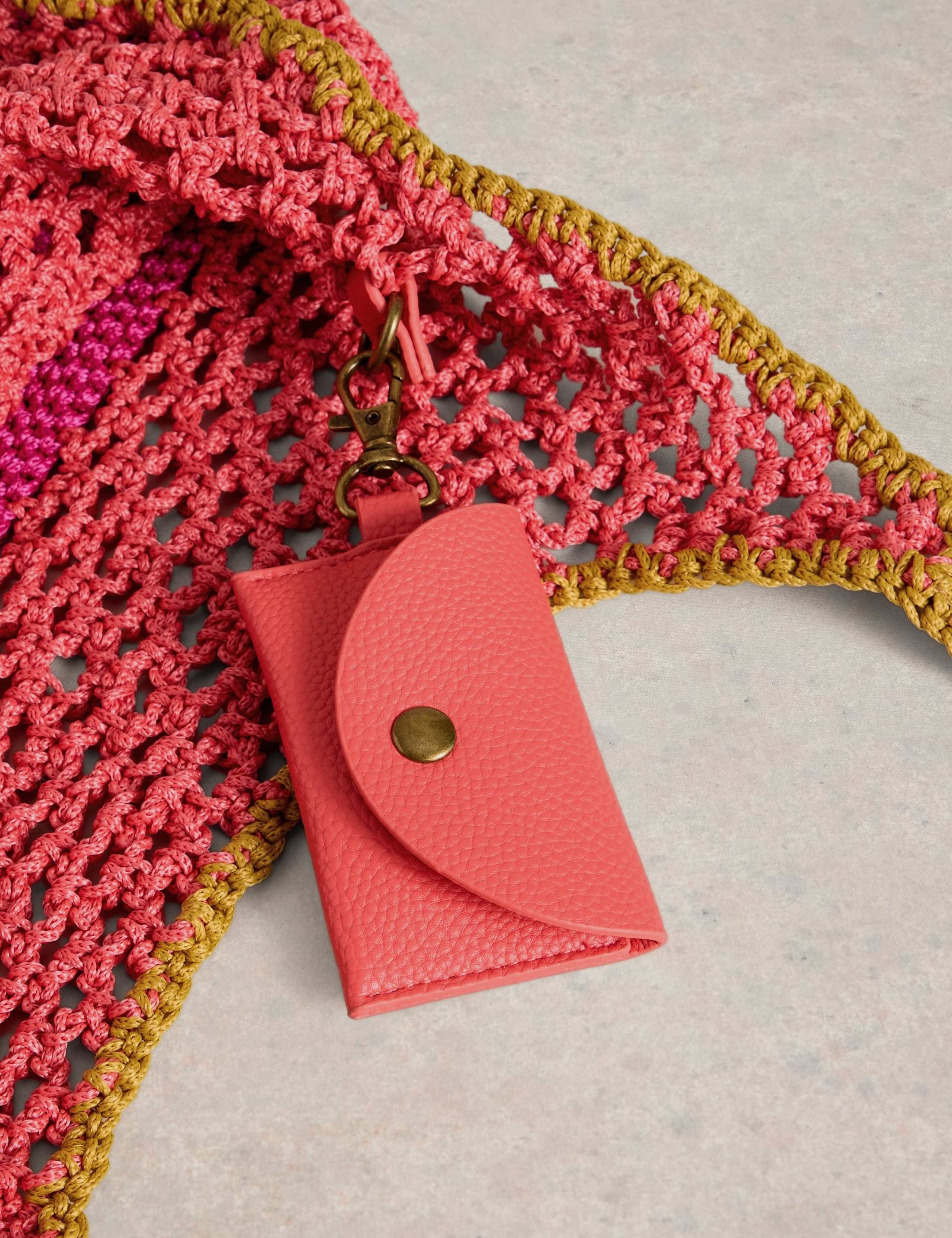 Pure Cotton Knitted Shopper with Coin Purse 4 of 4