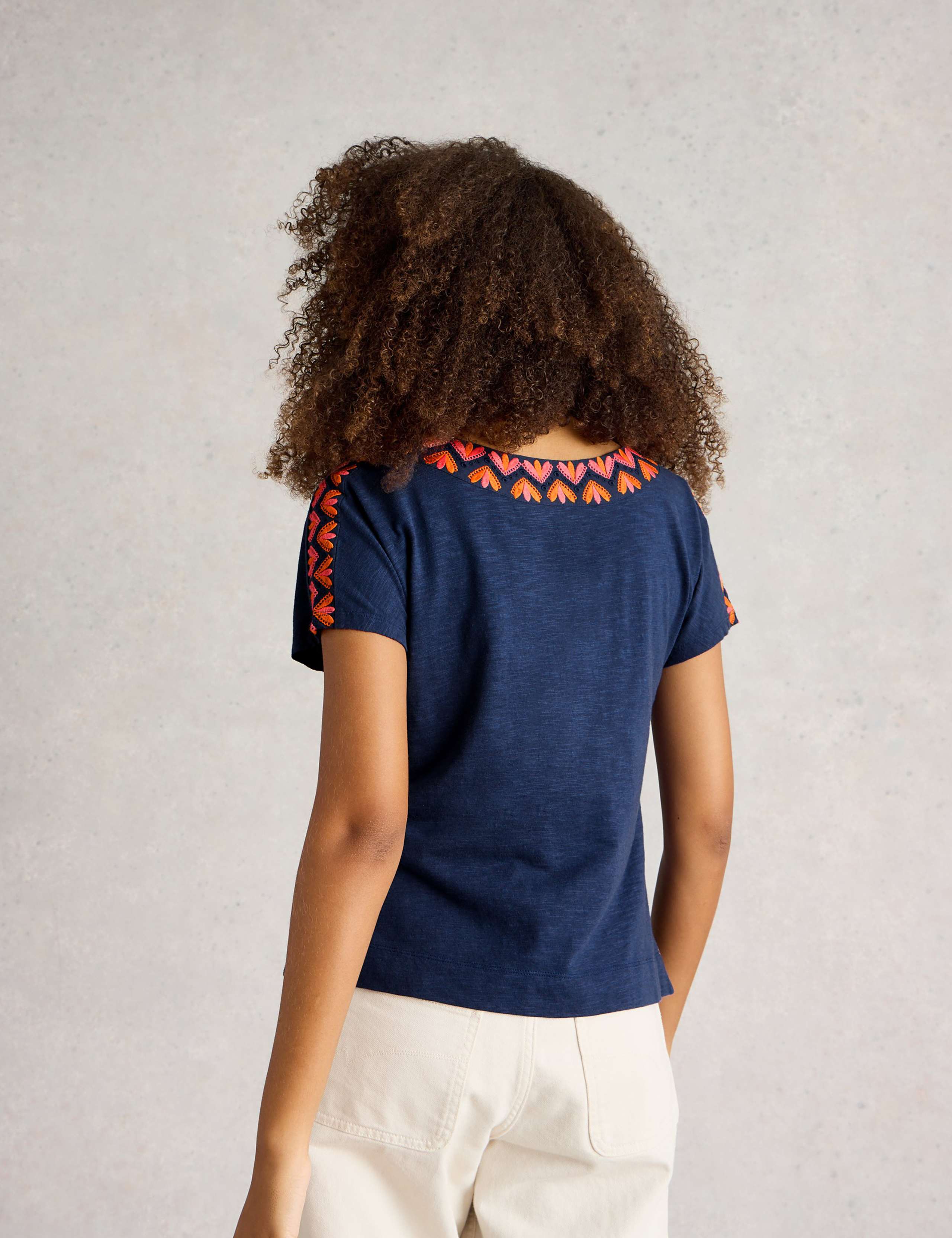 Cotton Rich Embroidered Top 4 of 6