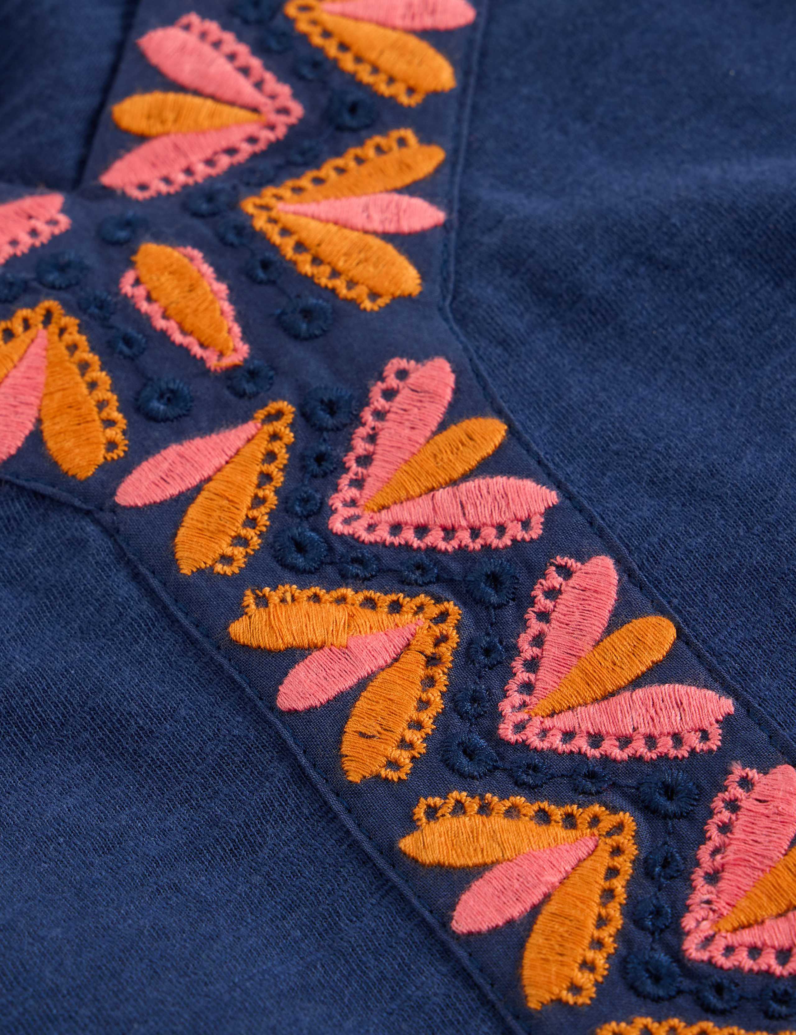 Cotton Rich Embroidered Top 6 of 6