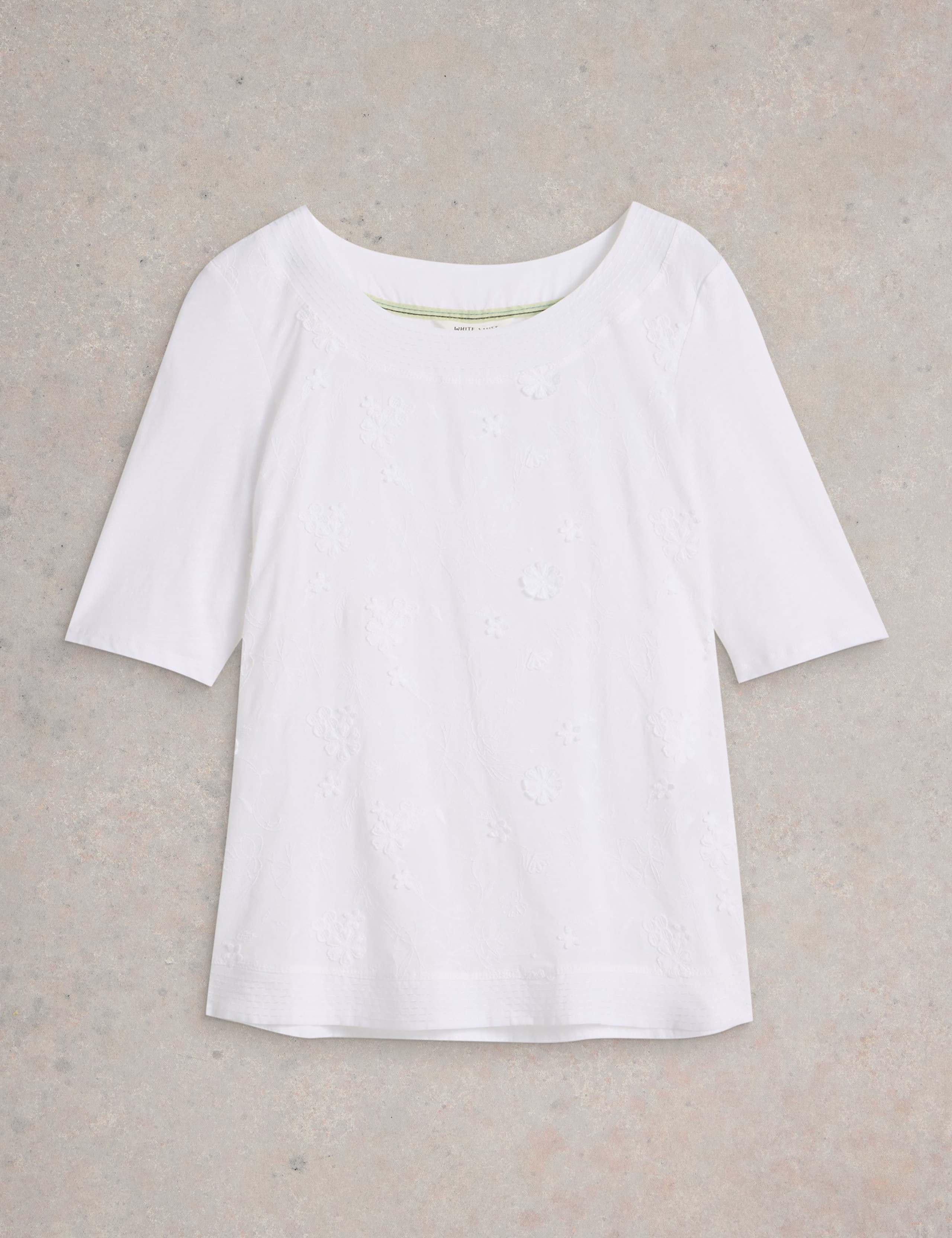 Pure Cotton Broderie T-Shirt 2 of 6