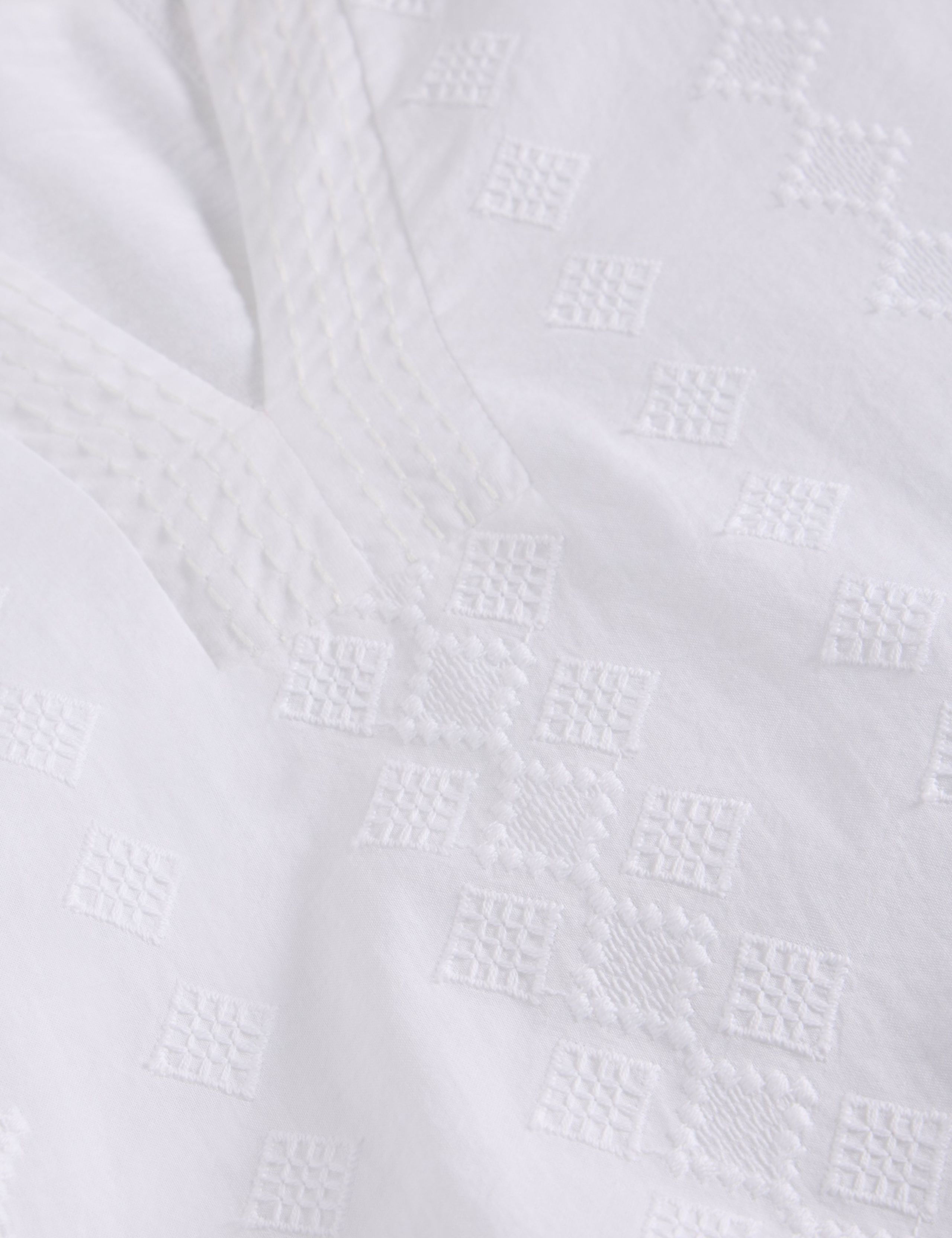 Pure Cotton Embroidered Top 6 of 6