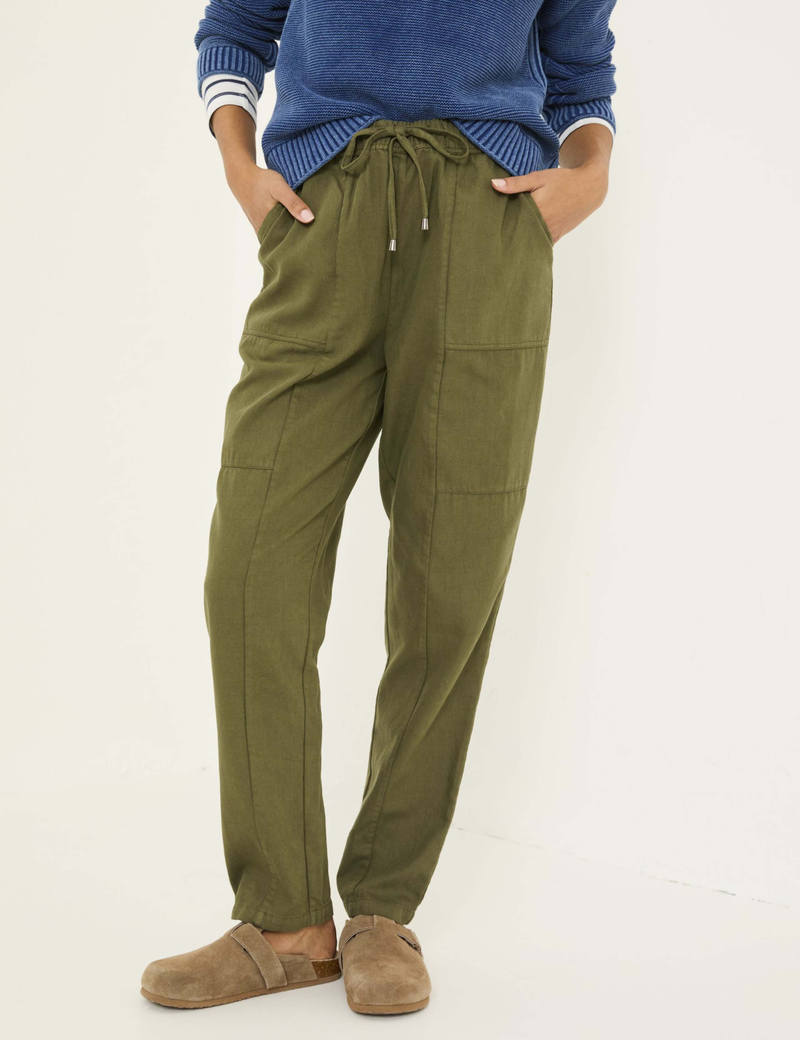 Cotton Rich Cargo Drawstring Trousers 3 of 5