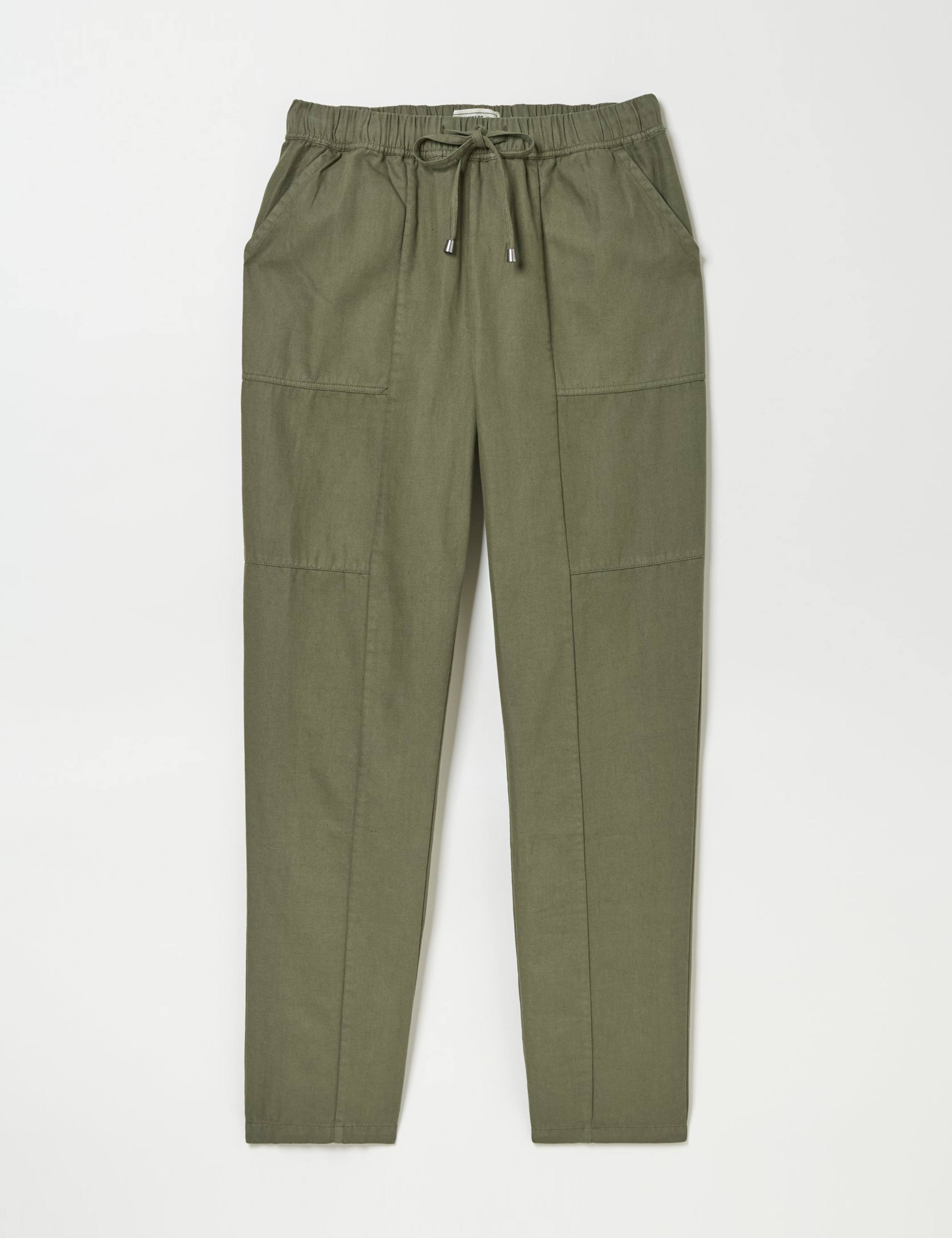 Cotton Rich Cargo Drawstring Trousers 2 of 5