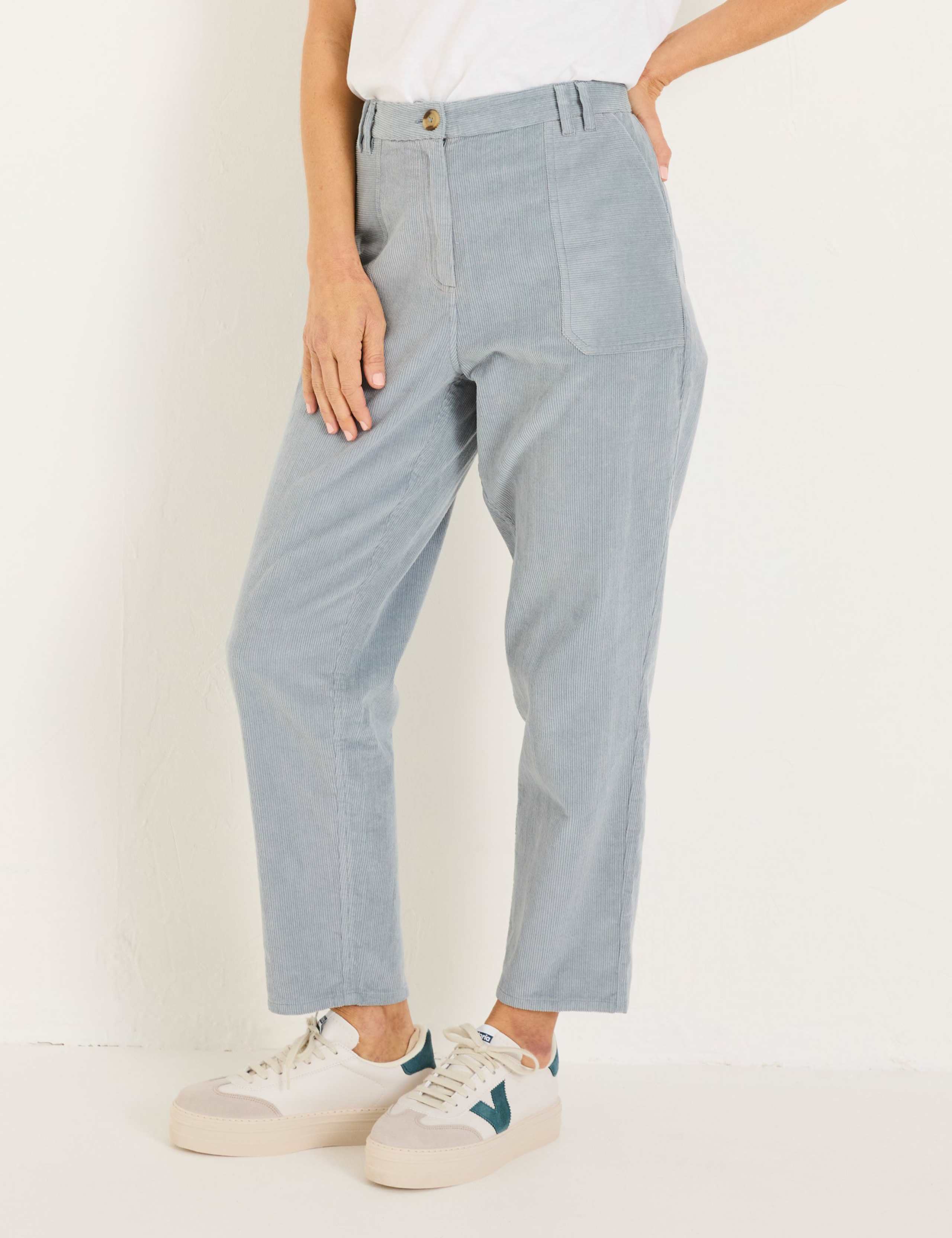 Cord Ankle Grazer Trousers 3 of 5