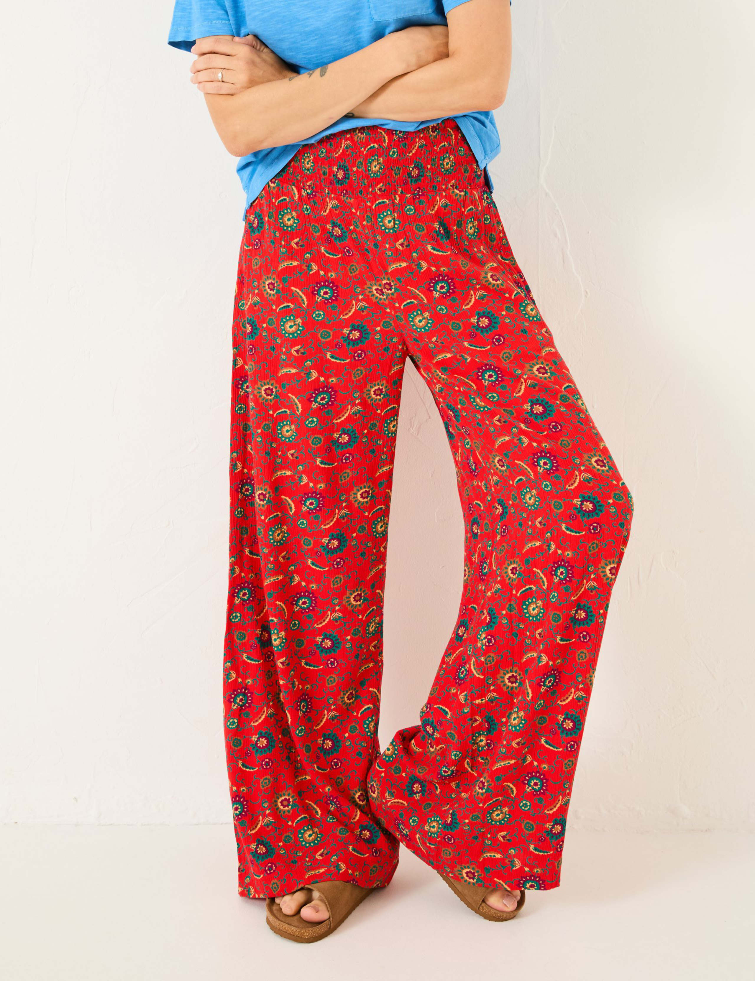Paisley Elasticated Waist Palazzo trousers 3 of 5