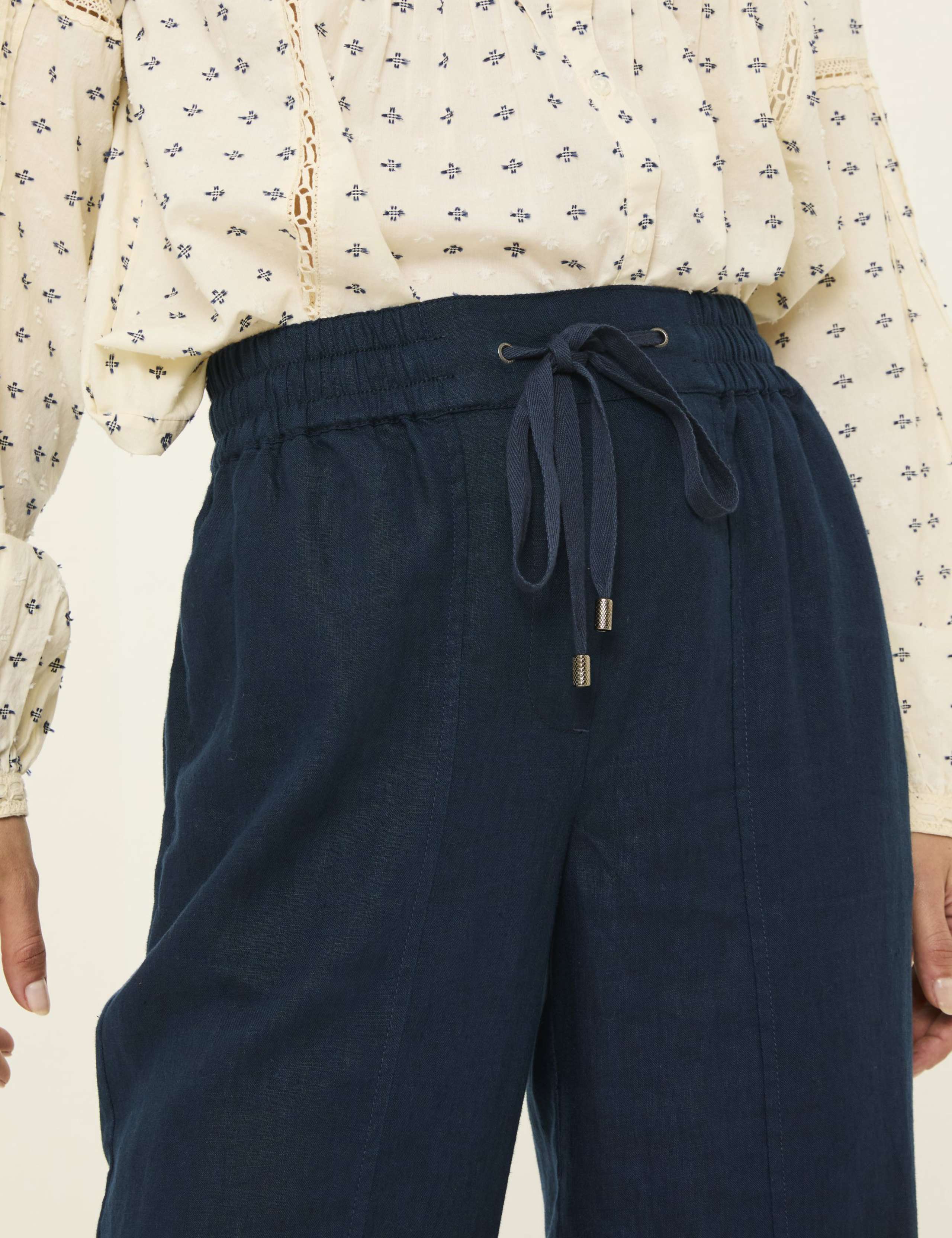 Iva Pure Linen Drawstring Trousers 5 of 5