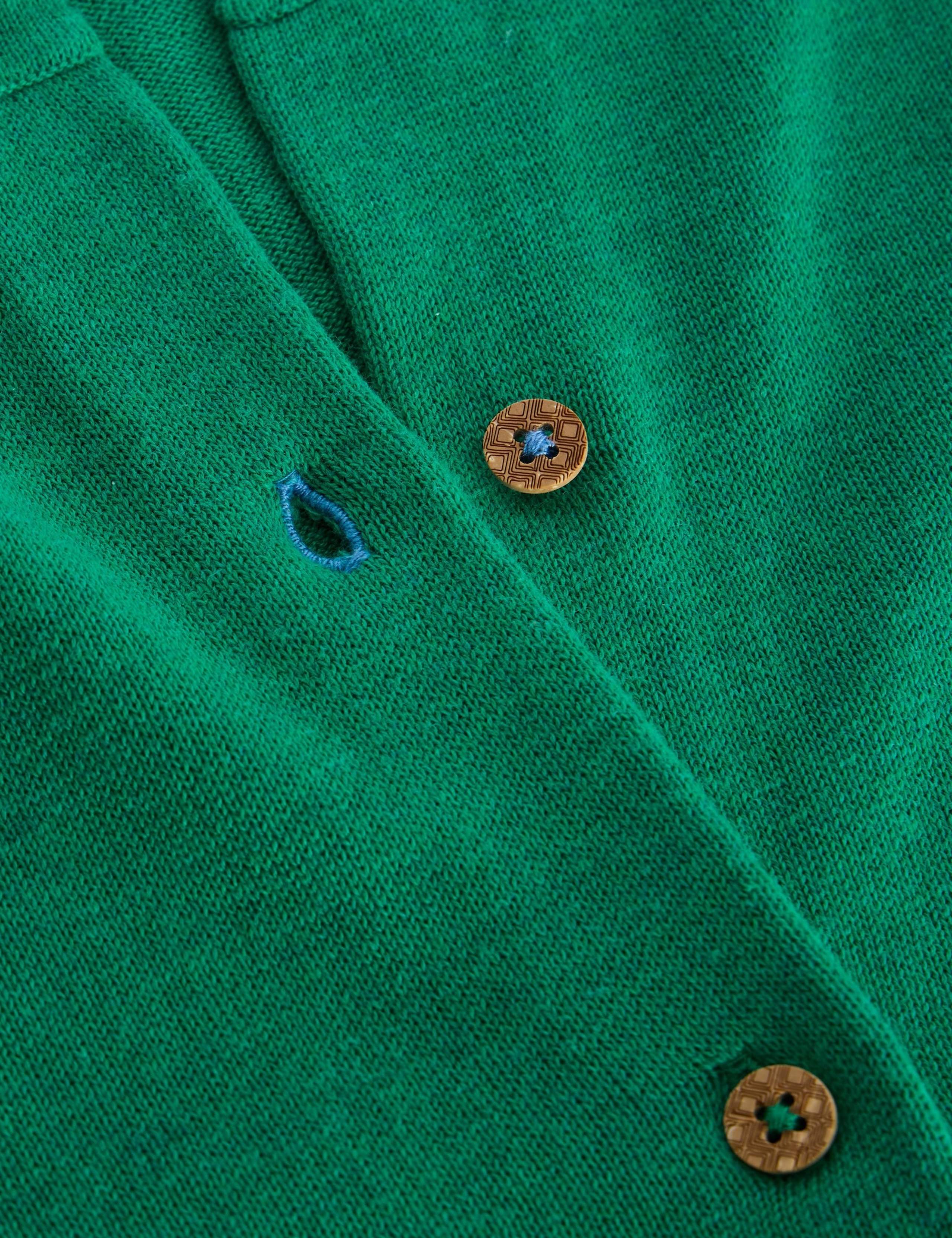 Pure Cotton Crew Neck Cardigan 3 of 7