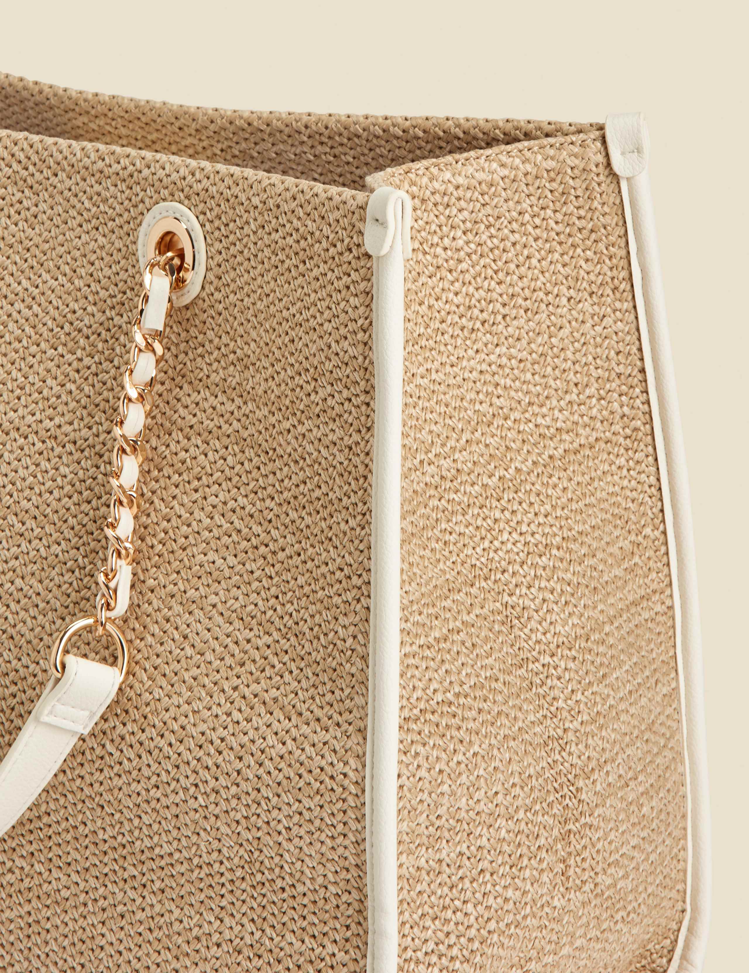 Raffia Tassel Tote Bag 4 of 4