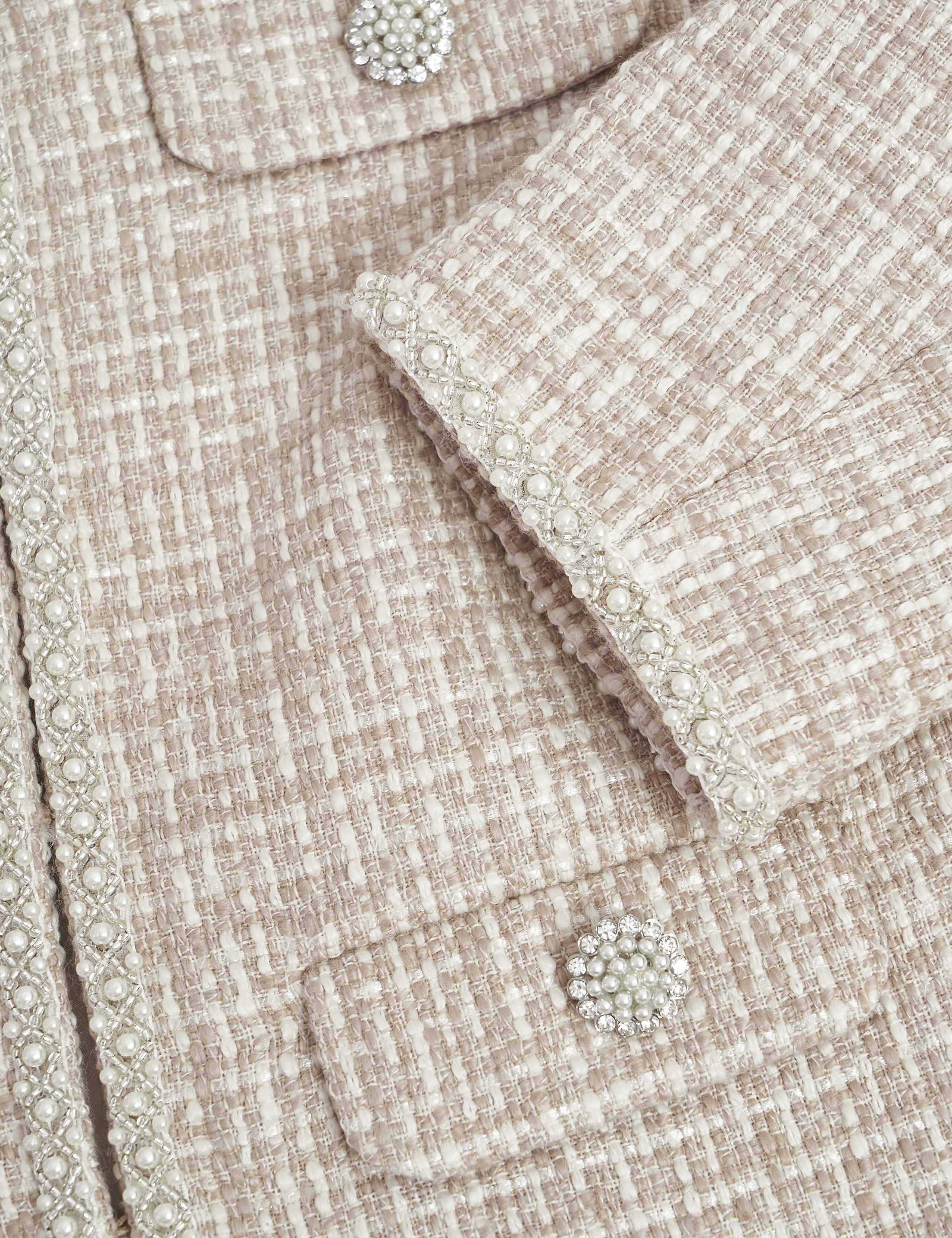 Tweed Short Jacket | HOBBS | M&S