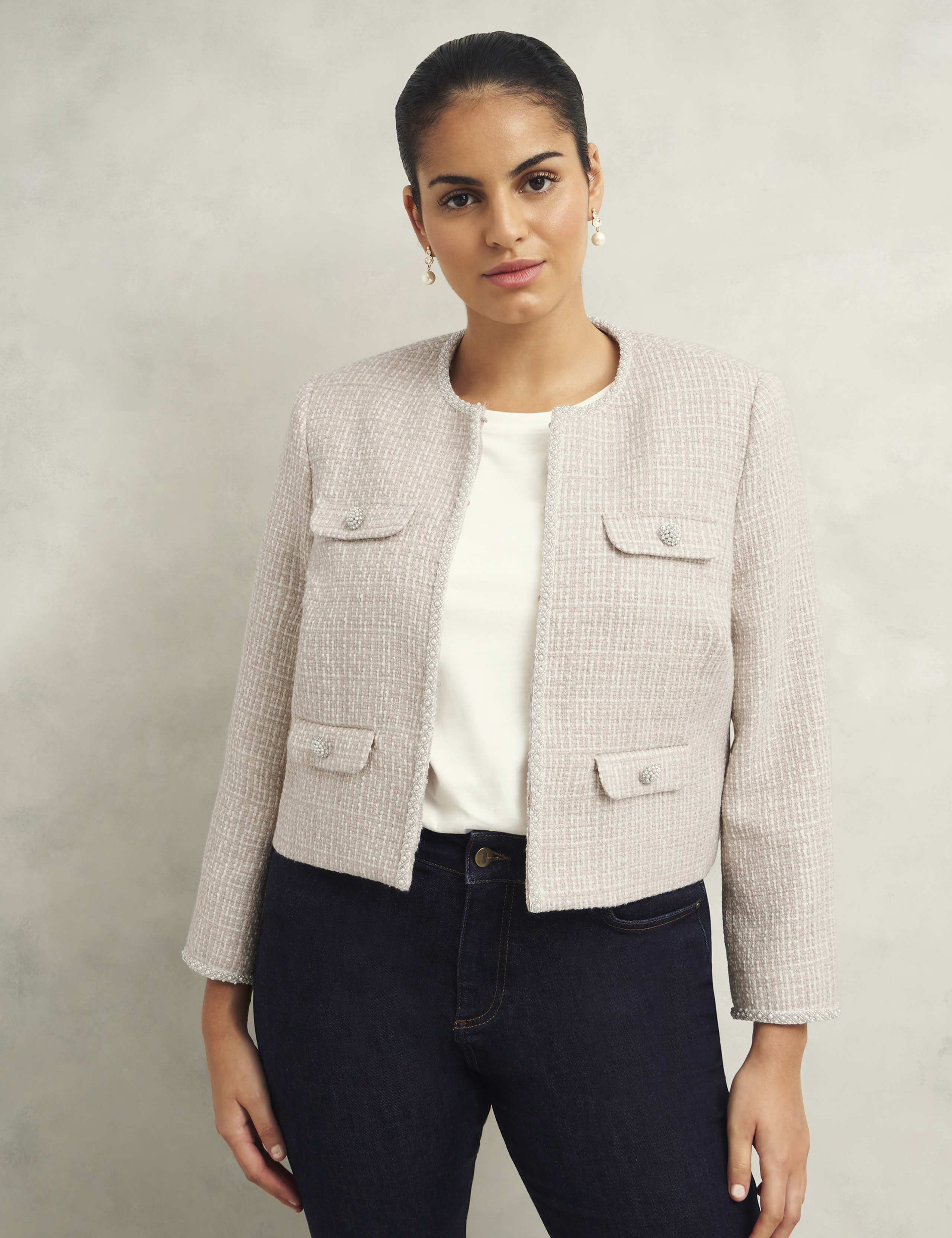 ★Hobbs London★ Marie Jacket With Wool Marie Jacket With Wool | Hobbs UK |