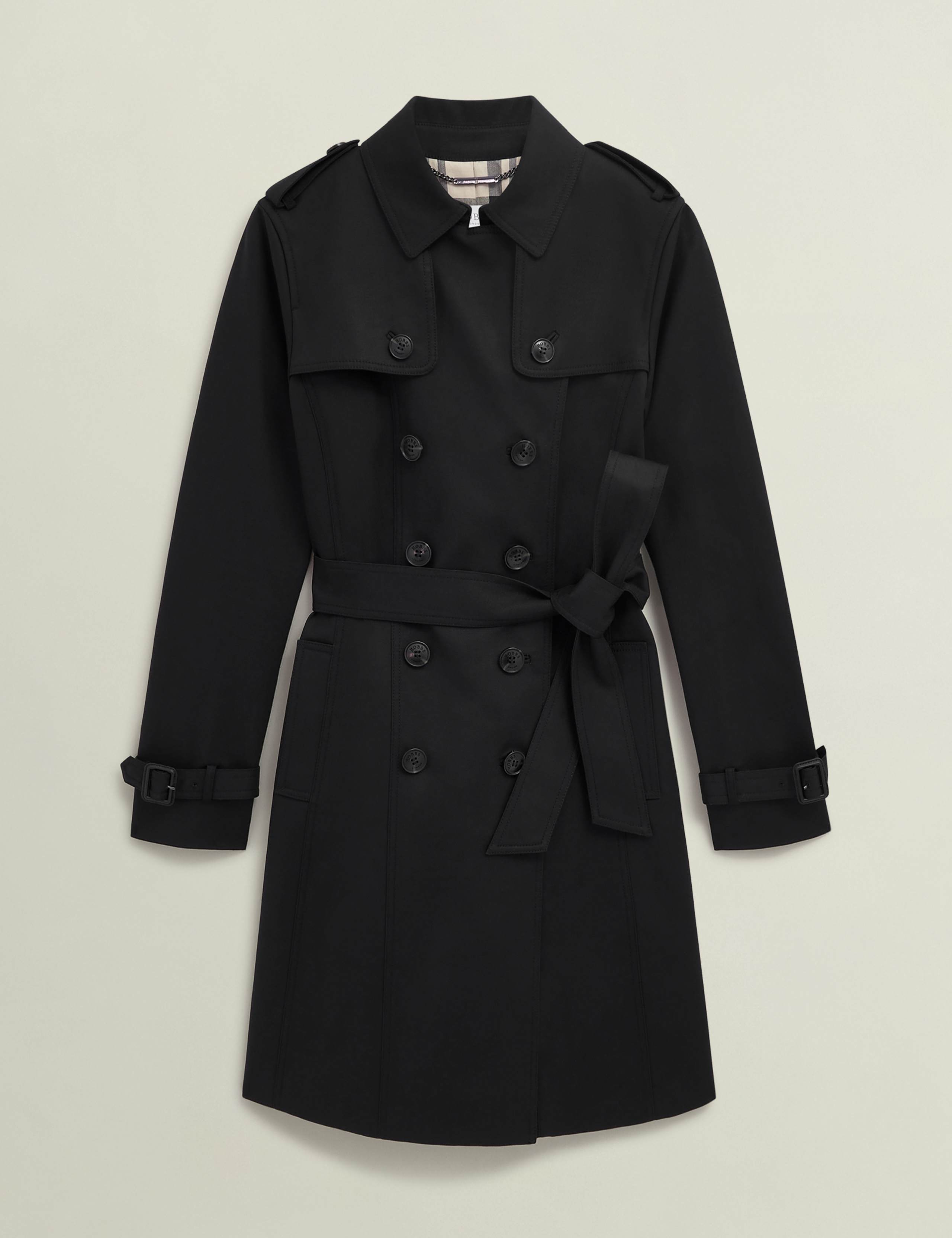Cotton Rich Belted Double Breasted Trench Coat 2 of 9
