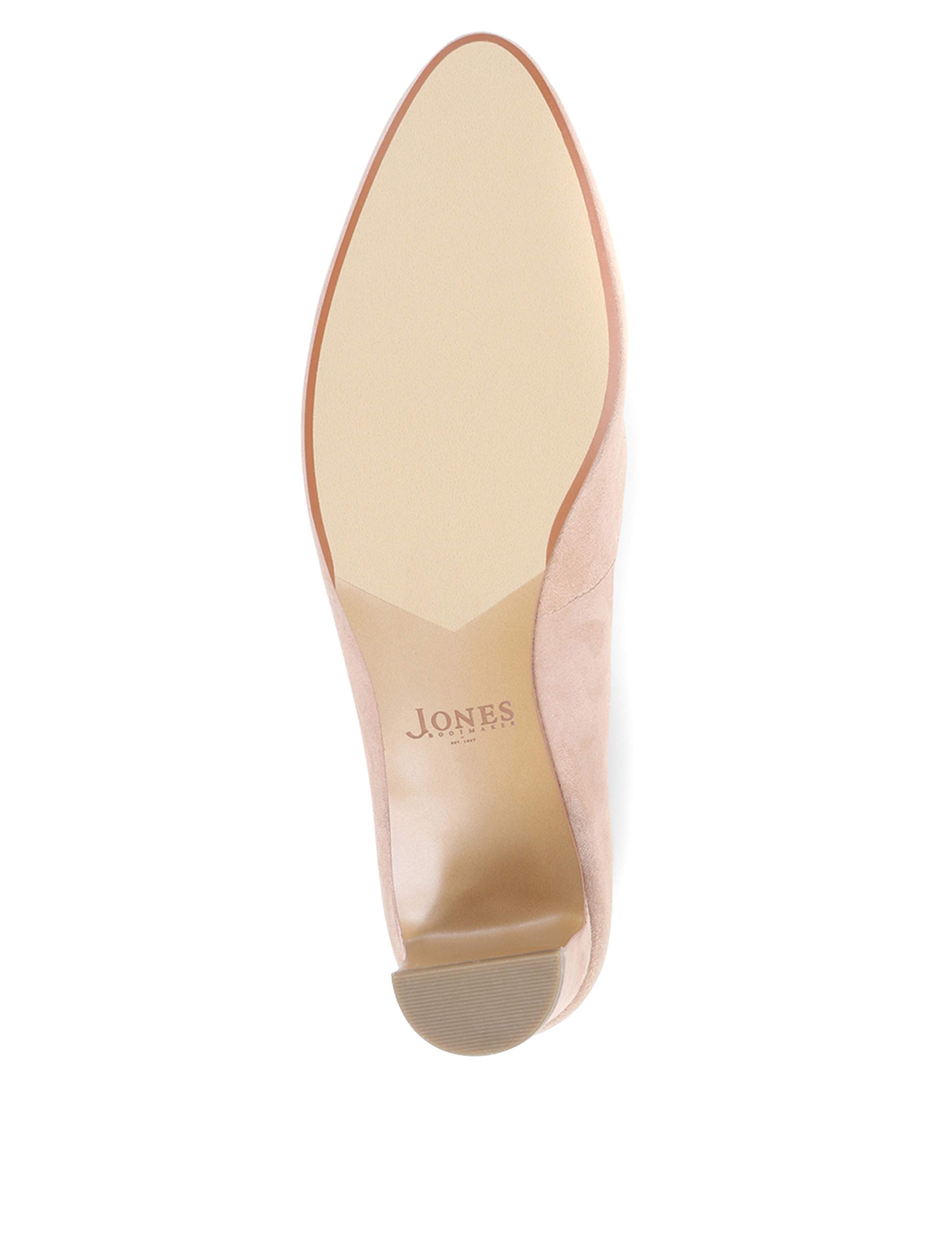 Suede Block Heel Court Shoes 7 of 7