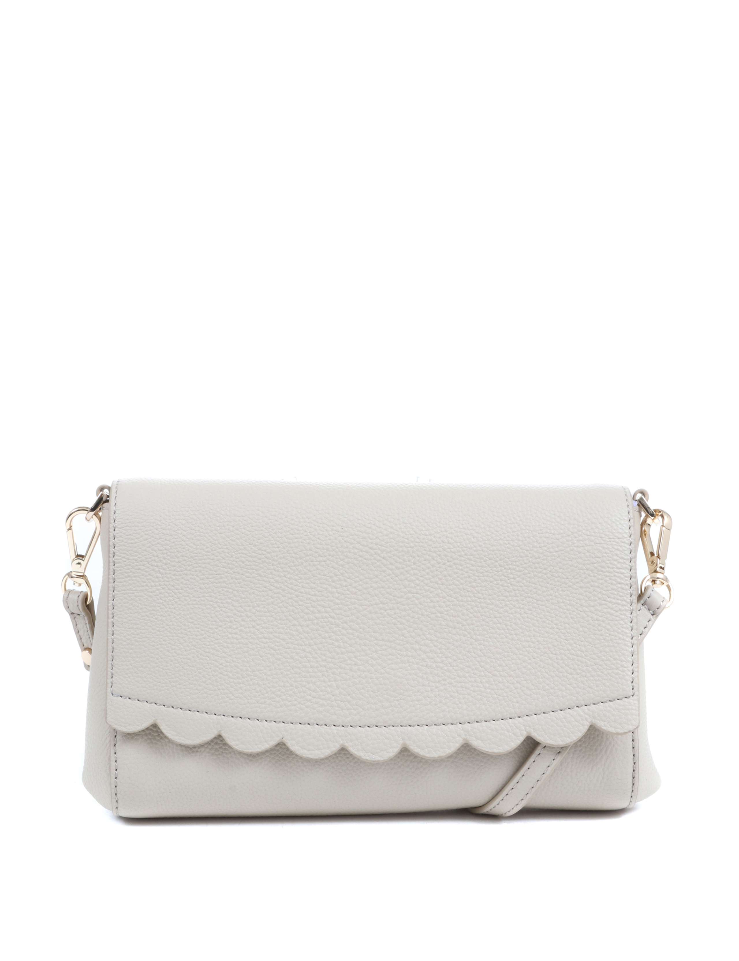 Leather Metallic Cross Body Bag 2 of 3